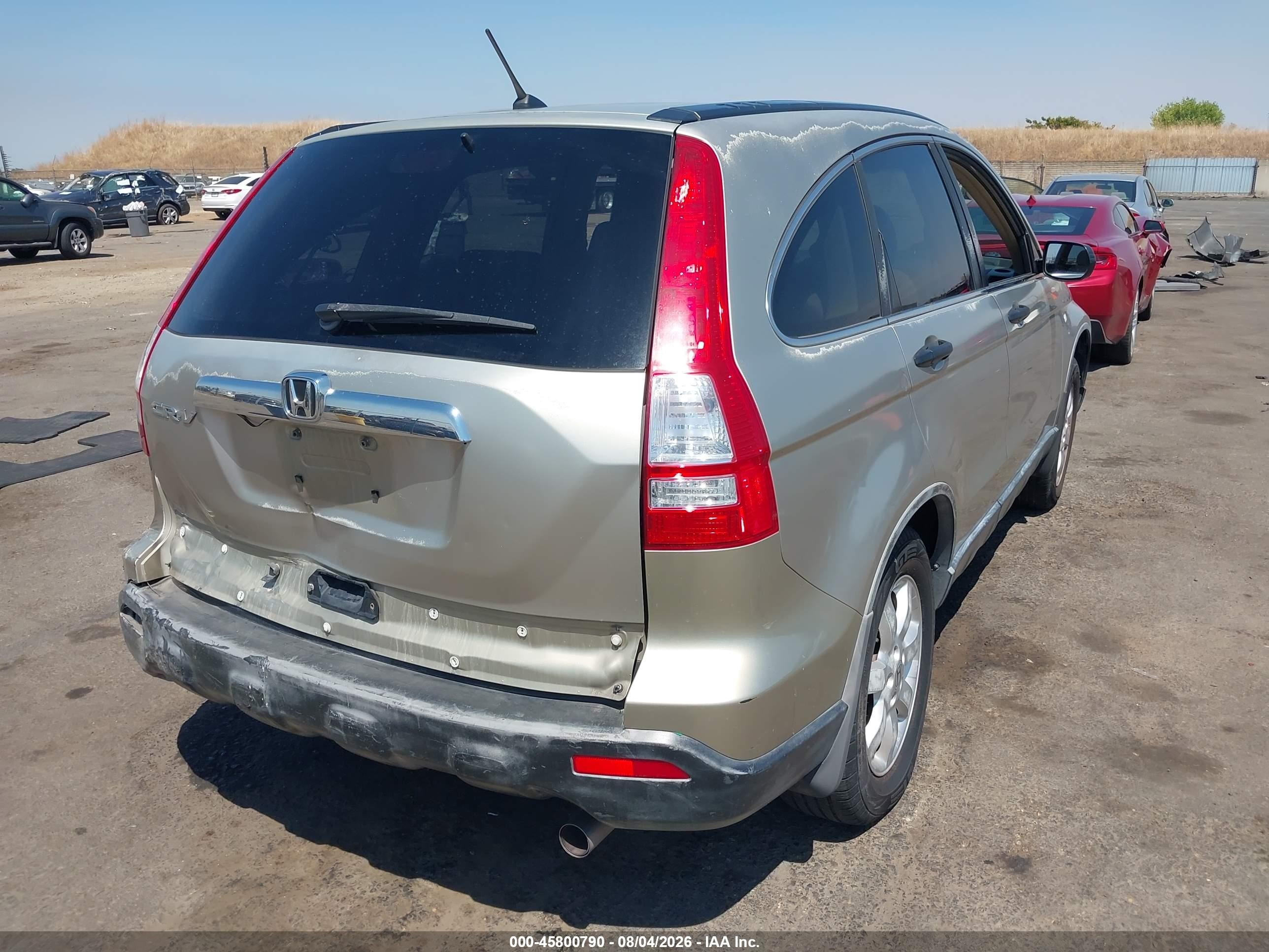 2007 Honda Cr-v Ex Gold vin: JHLRE48597C012935
