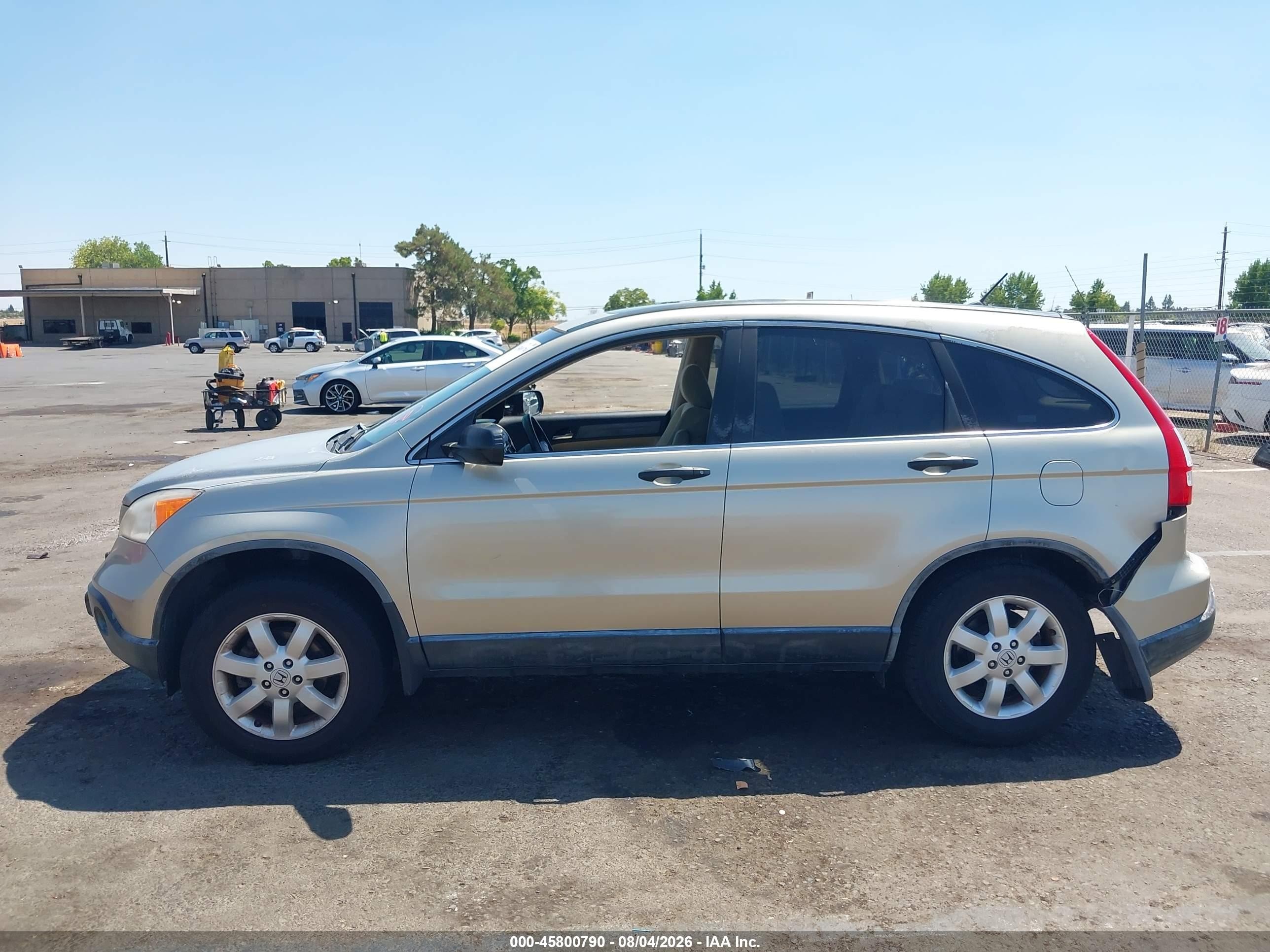 2007 Honda Cr-v Ex Gold vin: JHLRE48597C012935