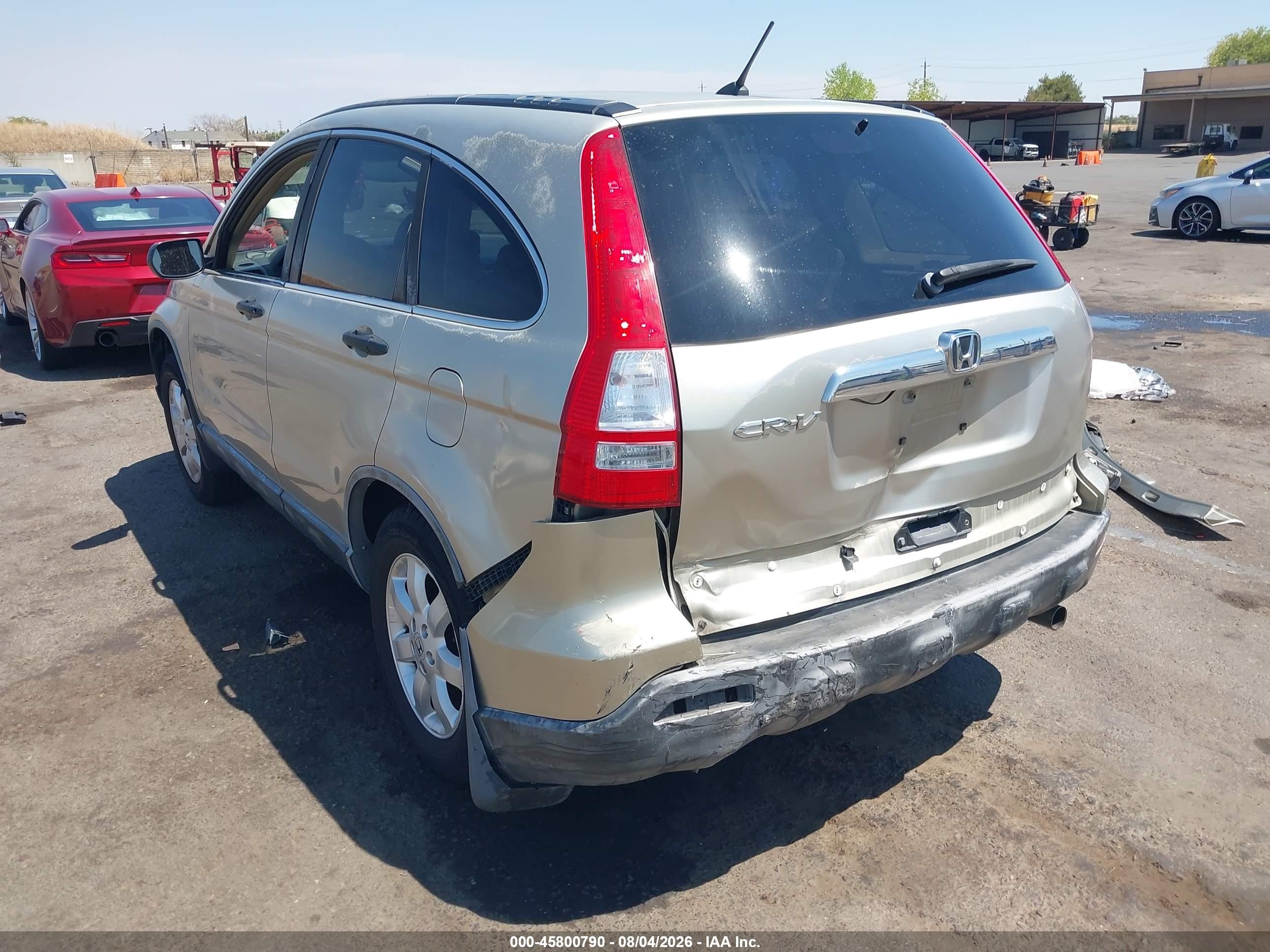2007 Honda Cr-v Ex Gold vin: JHLRE48597C012935