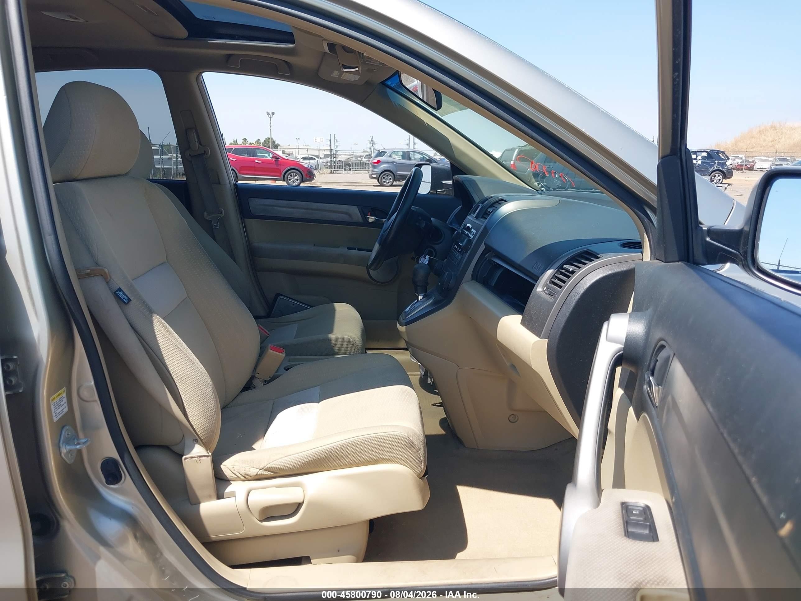 2007 Honda Cr-v Ex Gold vin: JHLRE48597C012935