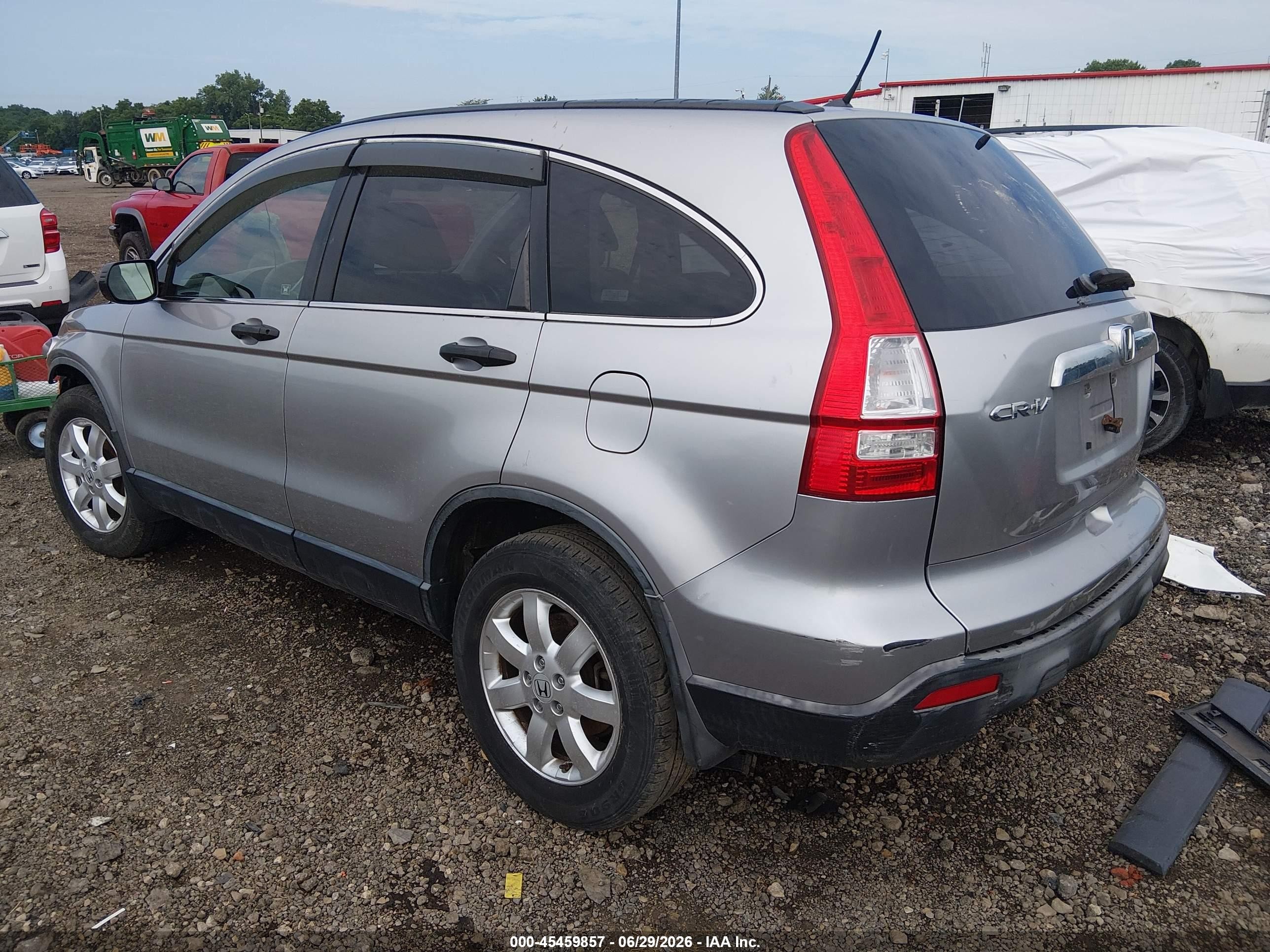2007 Honda Cr-v Ex Silver vin: JHLRE48597C018072