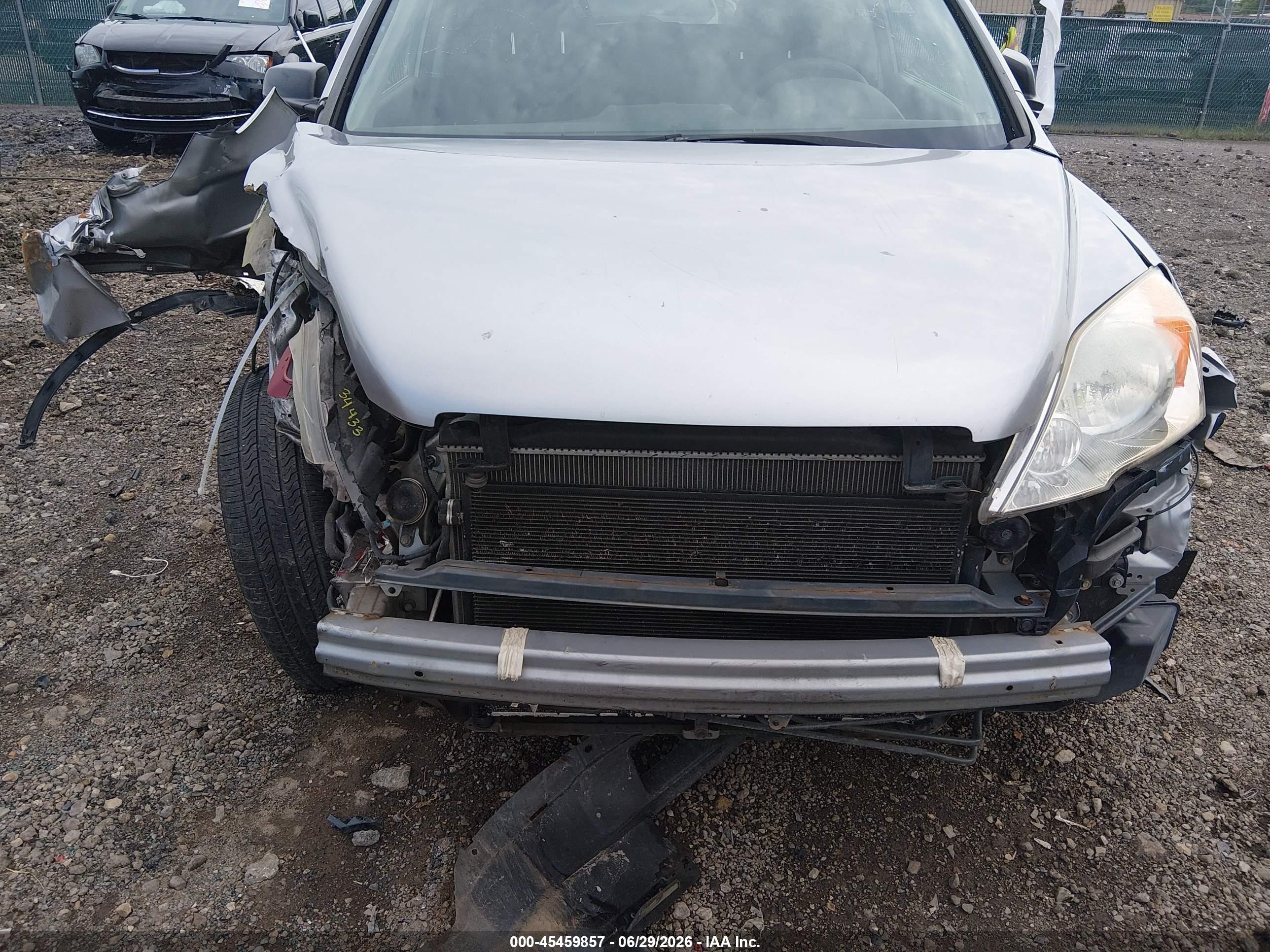 2007 Honda Cr-v Ex Silver vin: JHLRE48597C018072