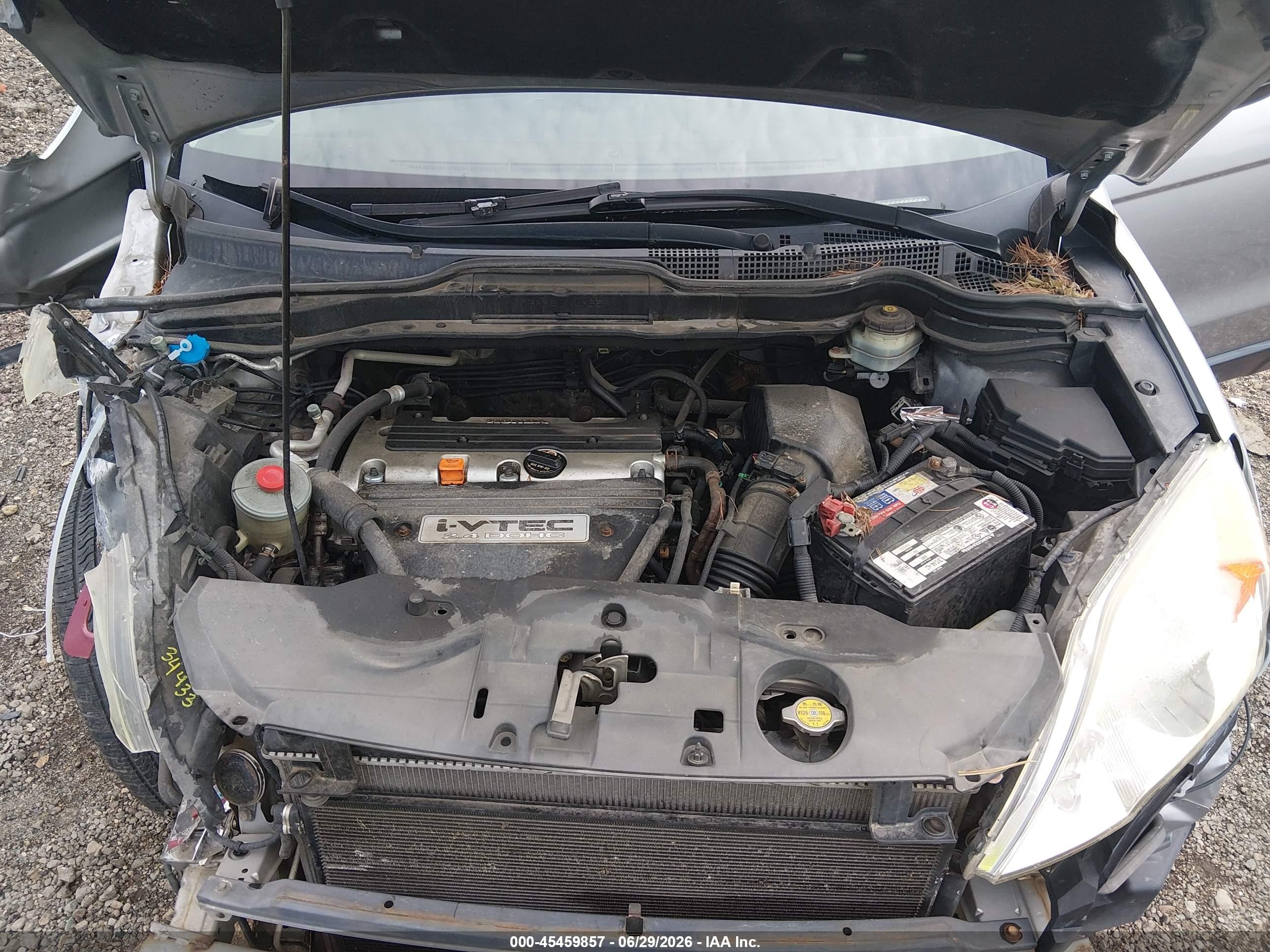 2007 Honda Cr-v Ex Silver vin: JHLRE48597C018072