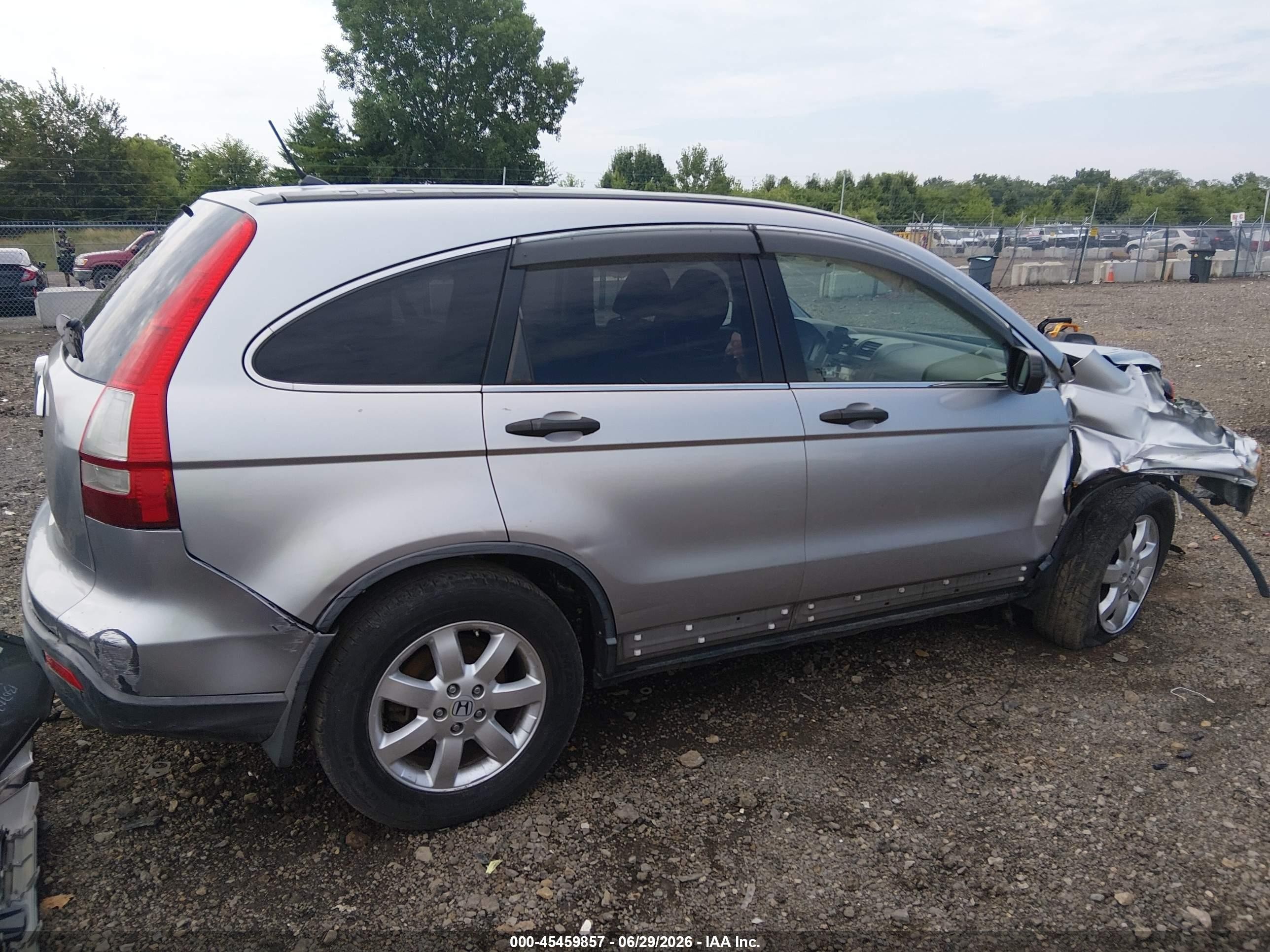 2007 Honda Cr-v Ex Silver vin: JHLRE48597C018072