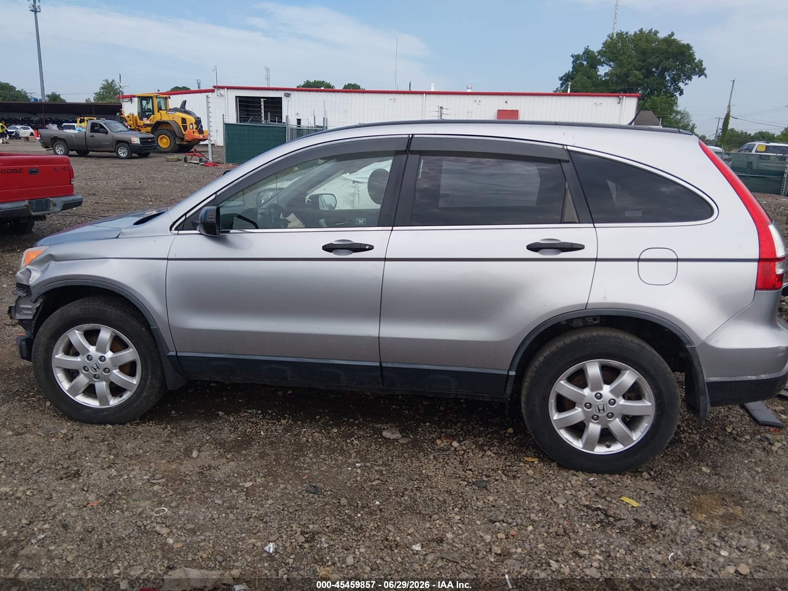 2007 Honda Cr-v Ex Silver vin: JHLRE48597C018072