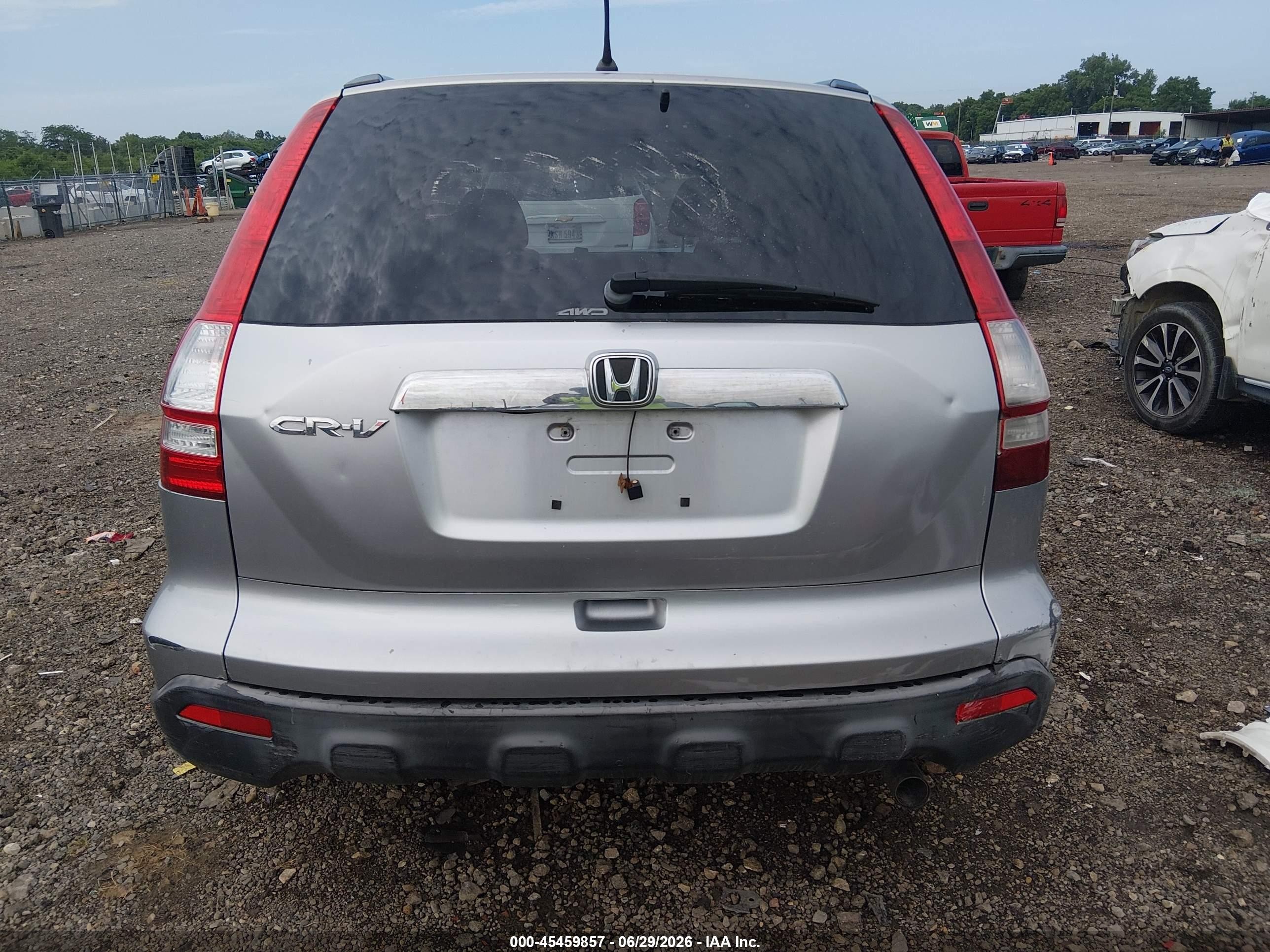 2007 Honda Cr-v Ex Silver vin: JHLRE48597C018072
