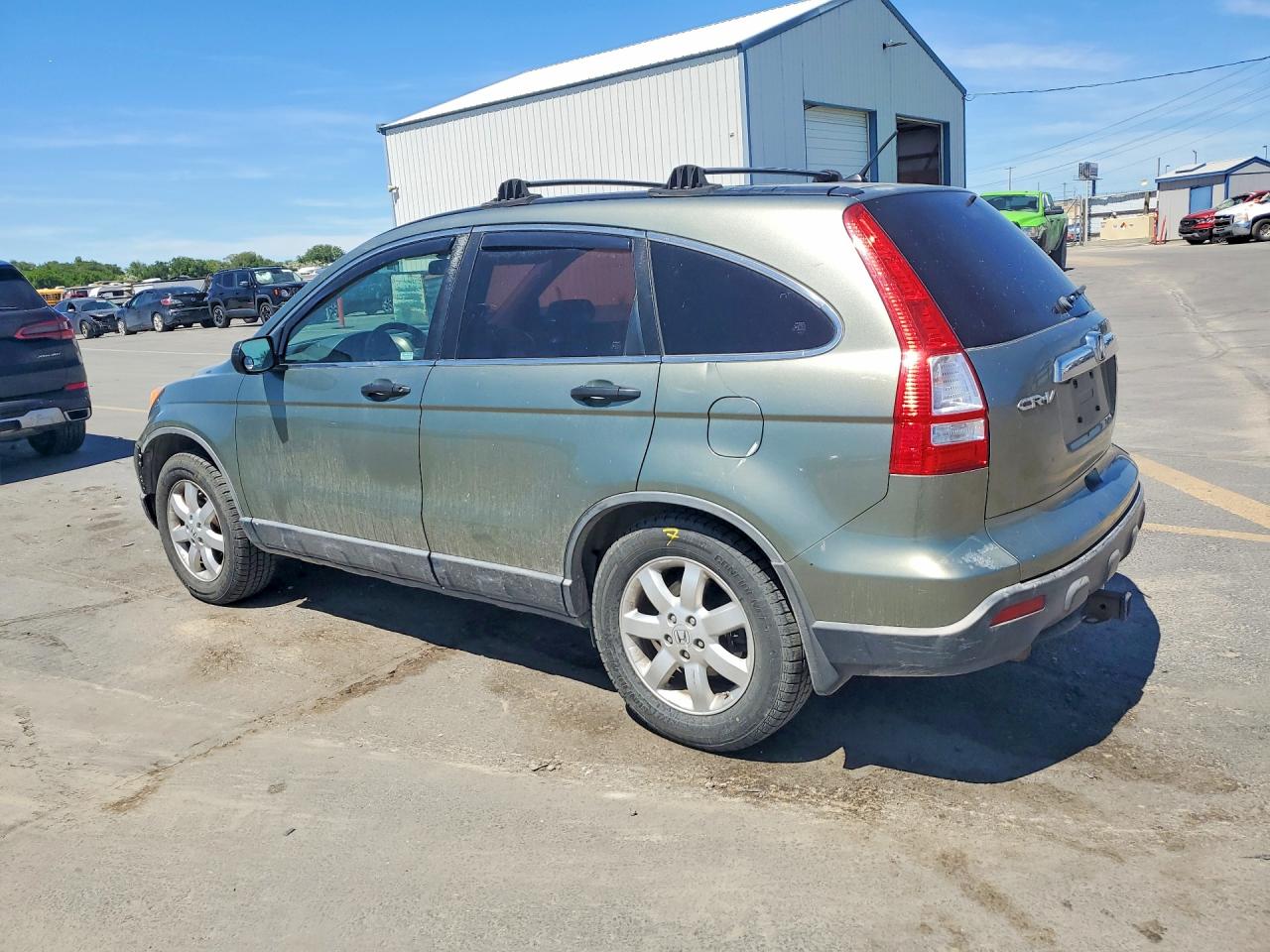 2007 Honda Cr-v Ex Зеленый vin: JHLRE48597C035275
