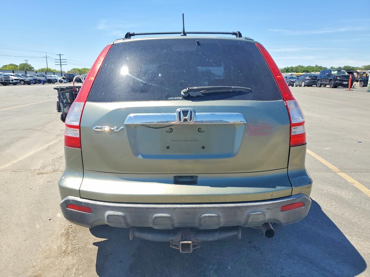 2007 Honda Cr-v Ex Зеленый vin: JHLRE48597C035275