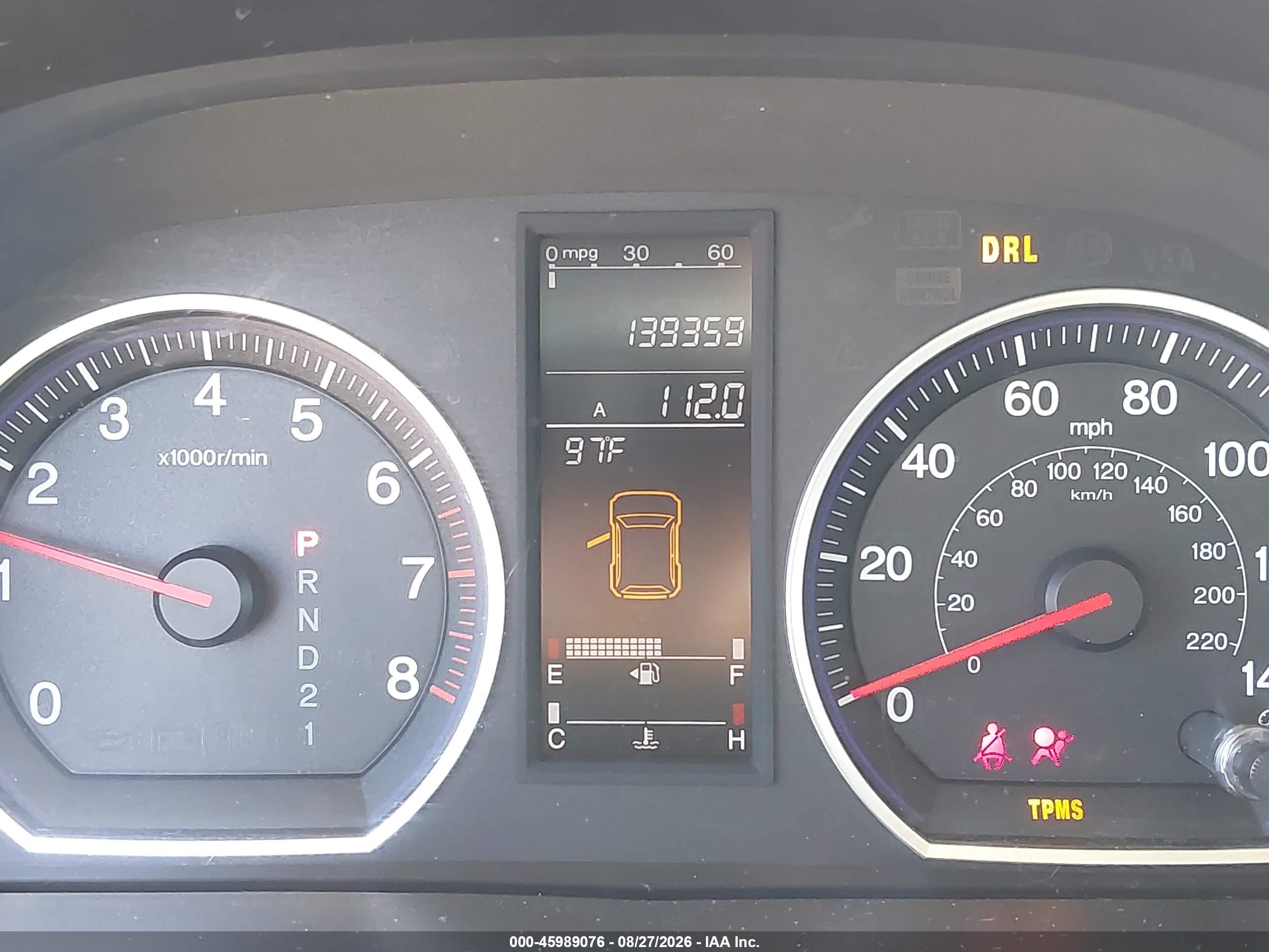 2007 Honda Cr-v Ex Dark Blue vin: JHLRE48597C039794