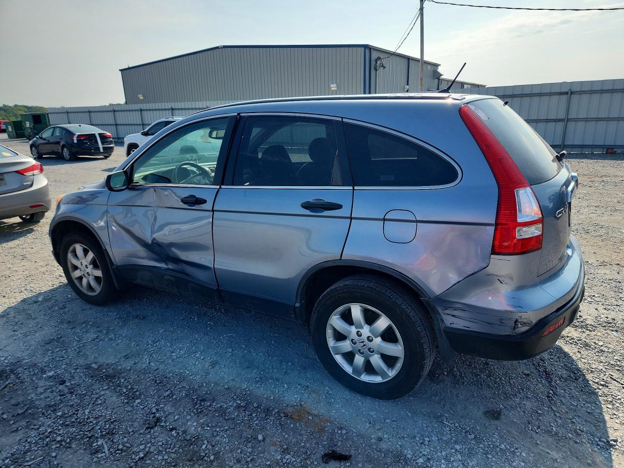 2007 Honda Cr-v Ex Blue vin: JHLRE48597C047734