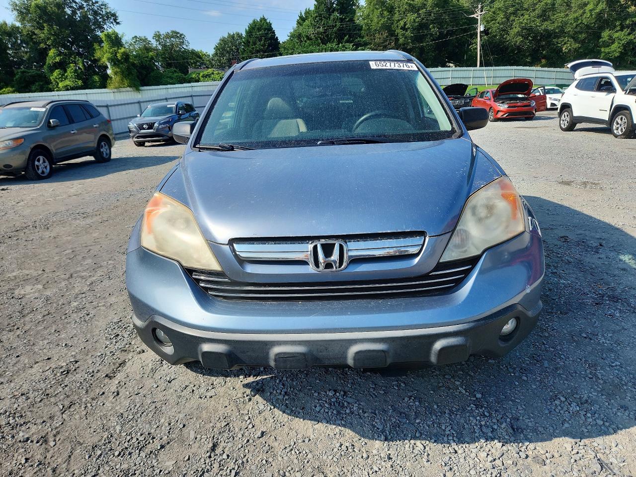 2007 Honda Cr-v Ex Blue vin: JHLRE48597C047734