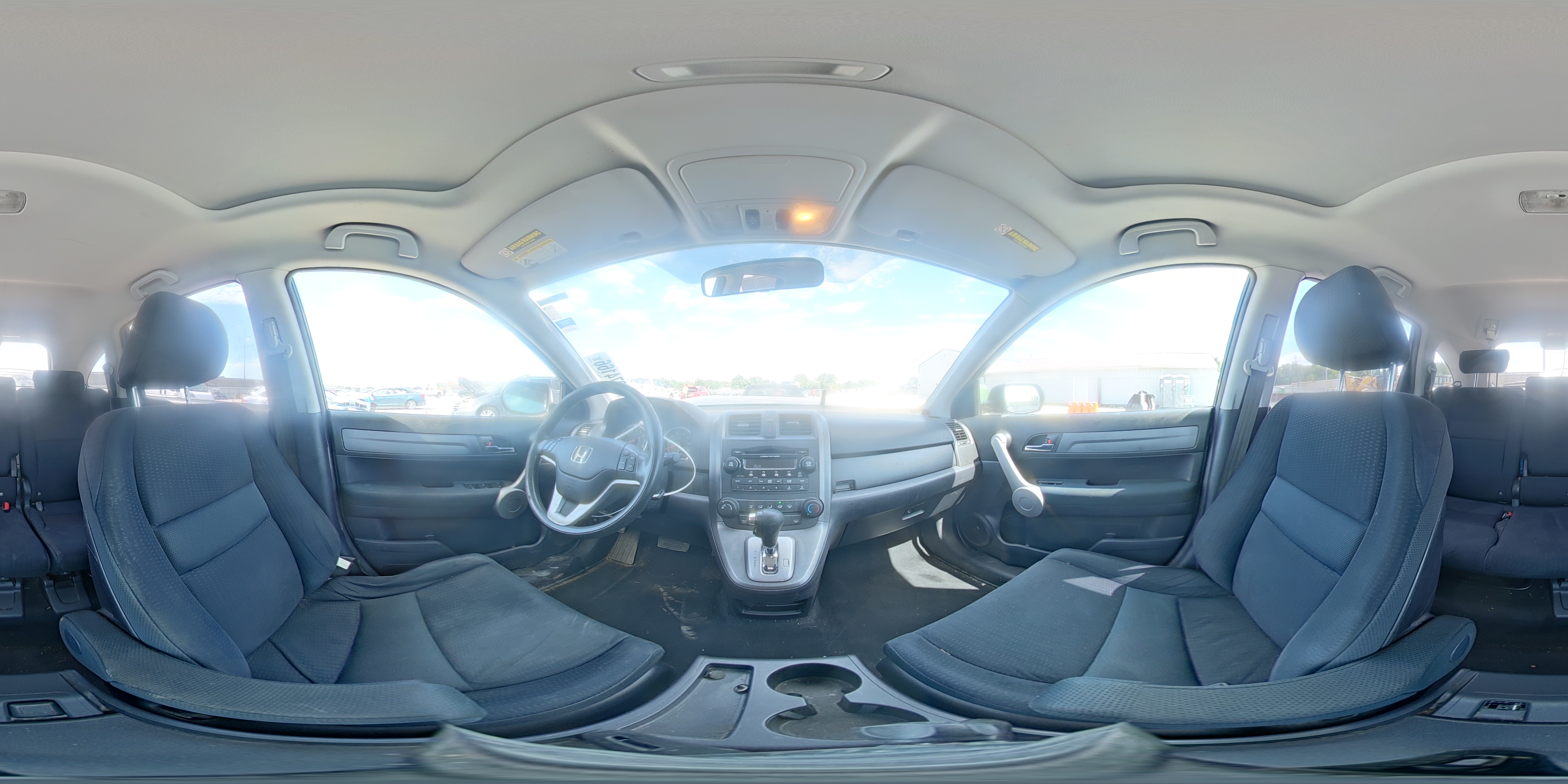 2007 Honda Cr-v Ex Blue vin: JHLRE48597C060970