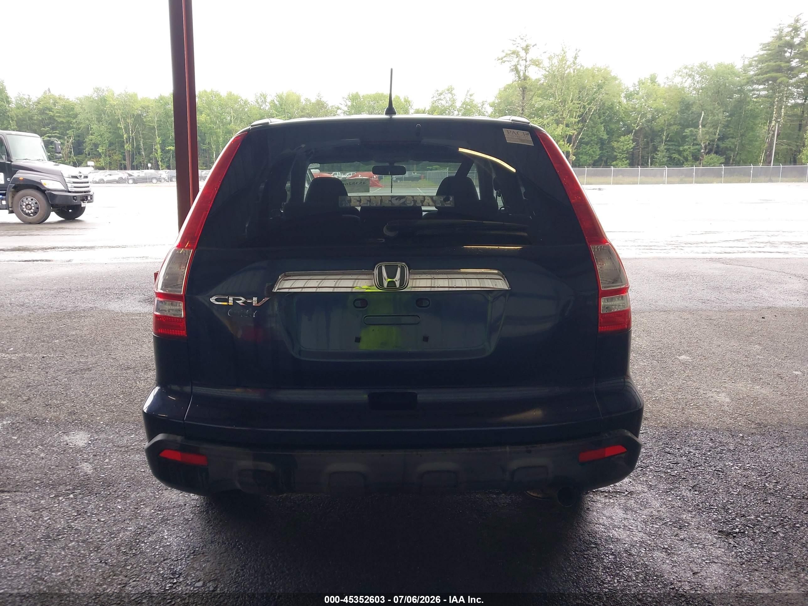 2007 Honda Cr-v Ex Blue vin: JHLRE48597C062962