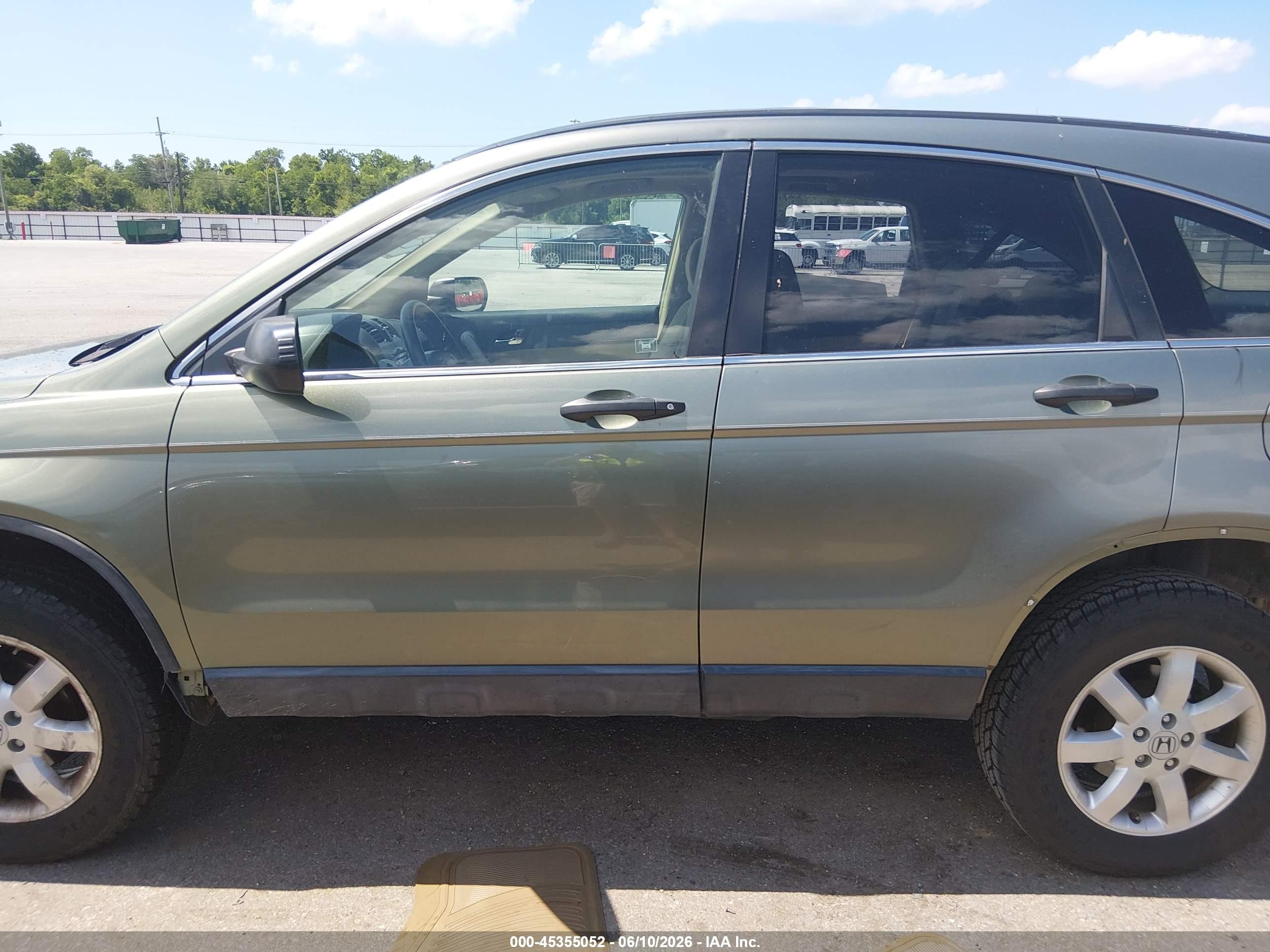 2007 Honda Cr-v Ex Green vin: JHLRE48597C066798