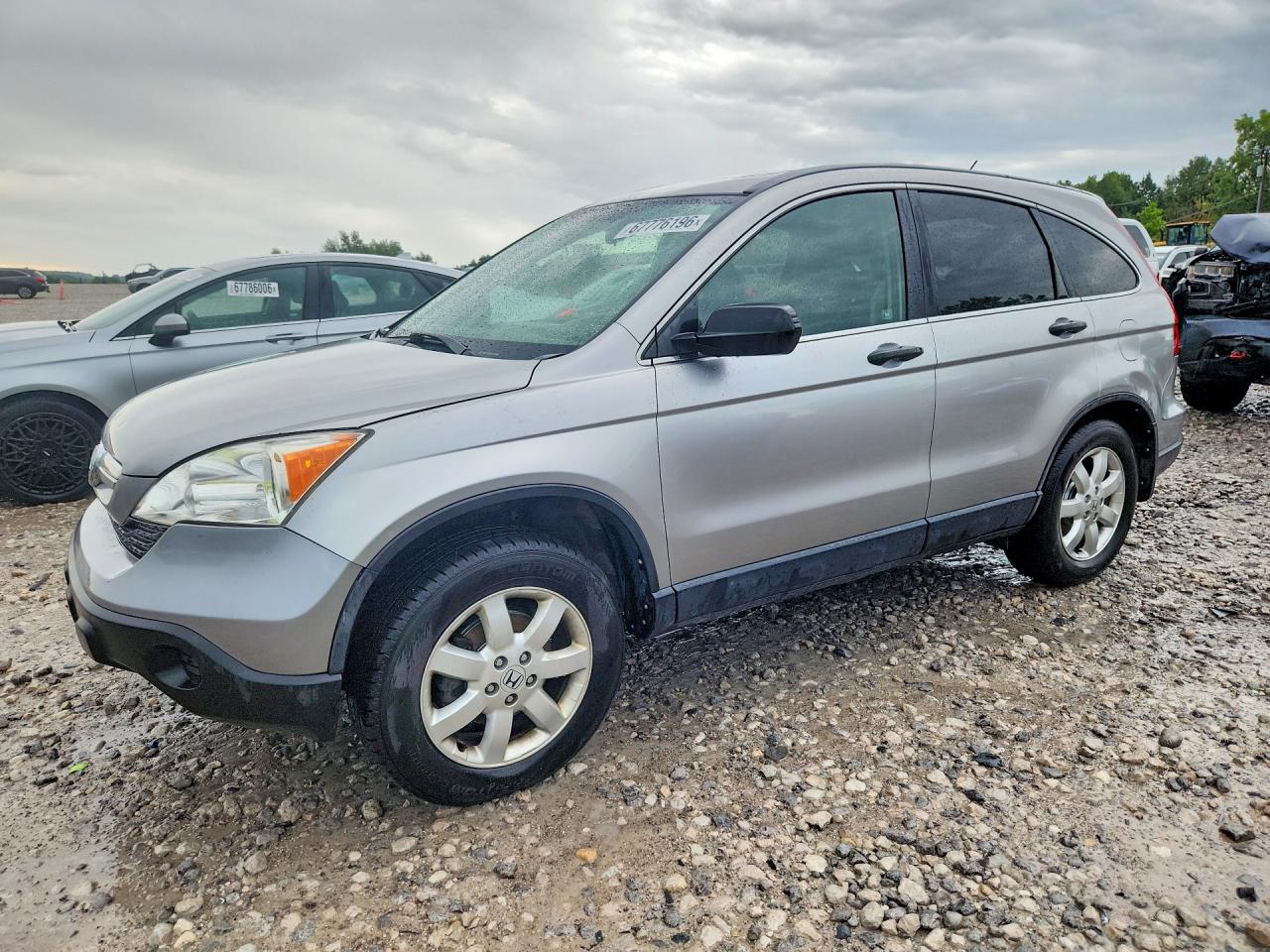 2008 Honda Cr-v Ex Silver vin: JHLRE48598C020843