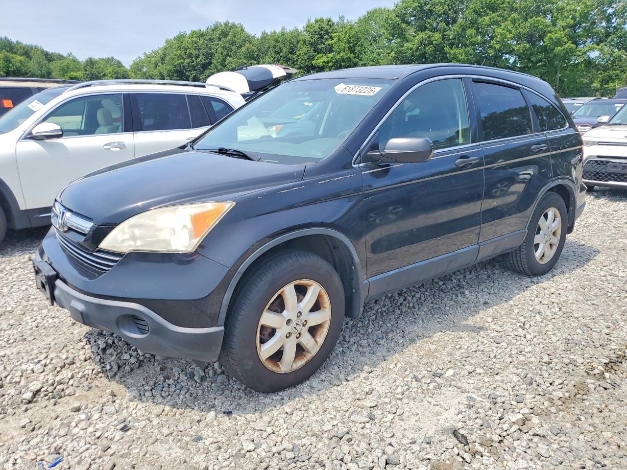 2008 Honda Cr-v Black vin: JHLRE48598C026674