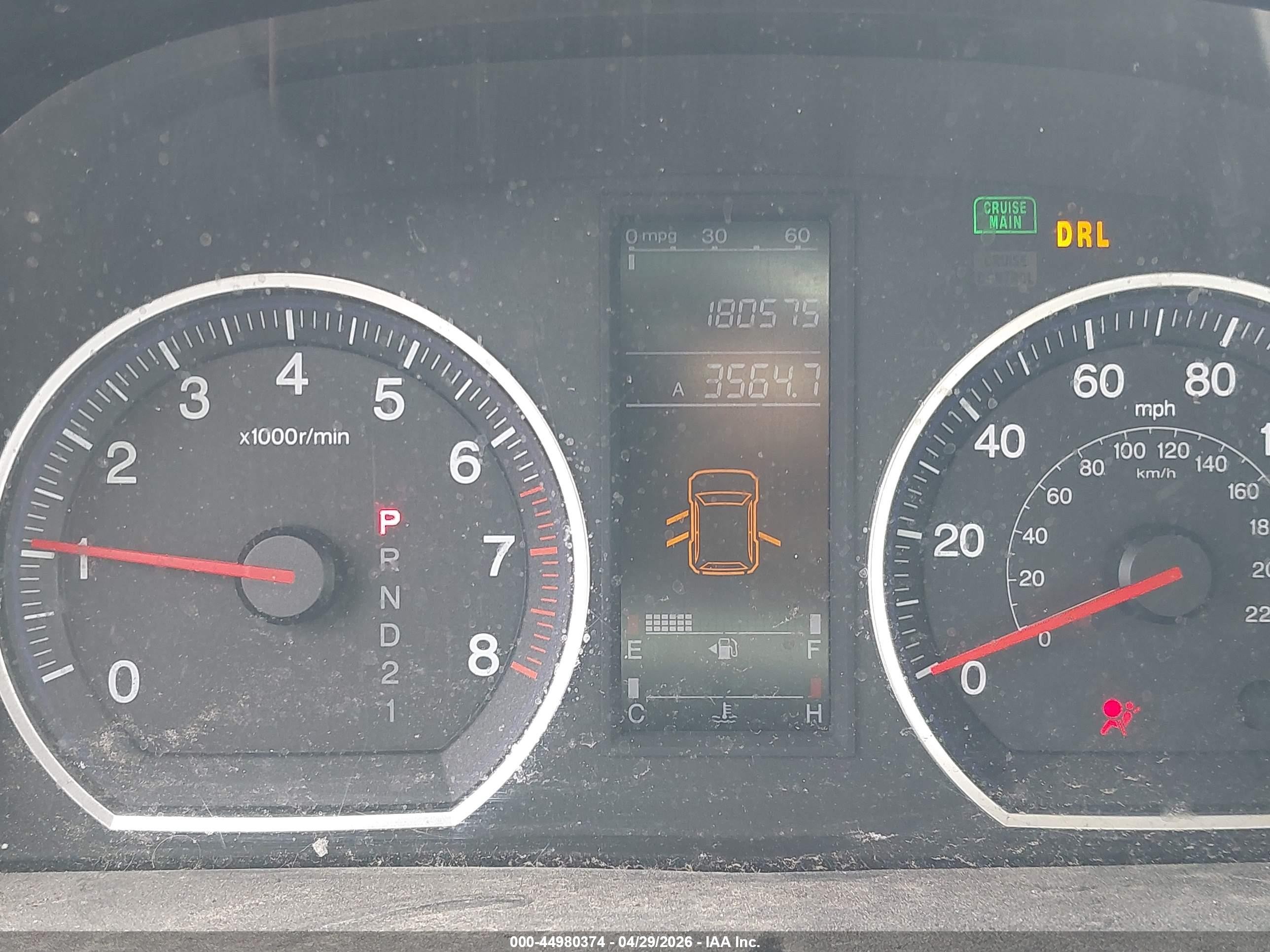 2008 Honda Cr-v Ex Silver vin: JHLRE48598C027324