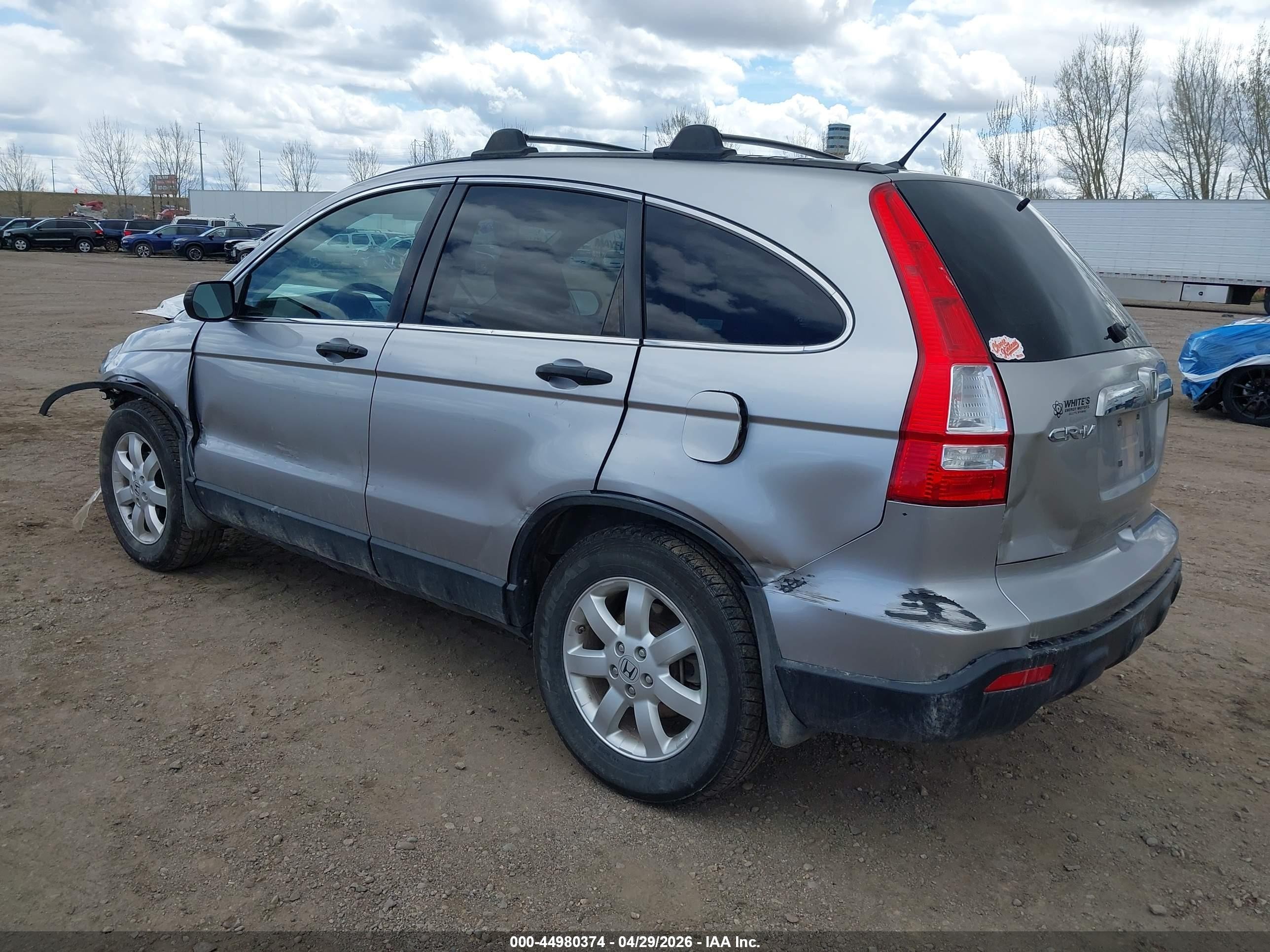 2008 Honda Cr-v Ex Silver vin: JHLRE48598C027324