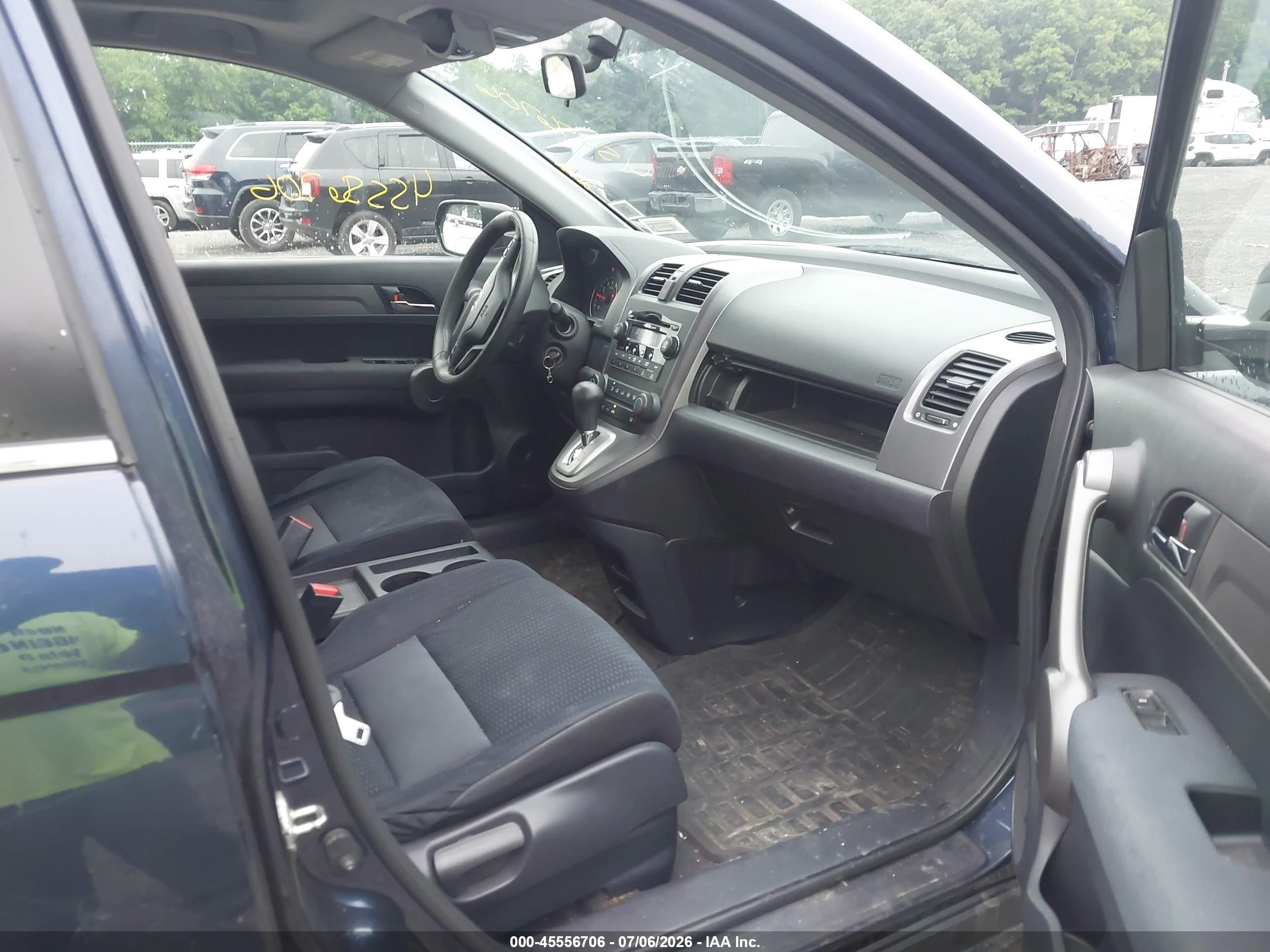 2008 Honda Cr-v Ex Blue vin: JHLRE48598C032653
