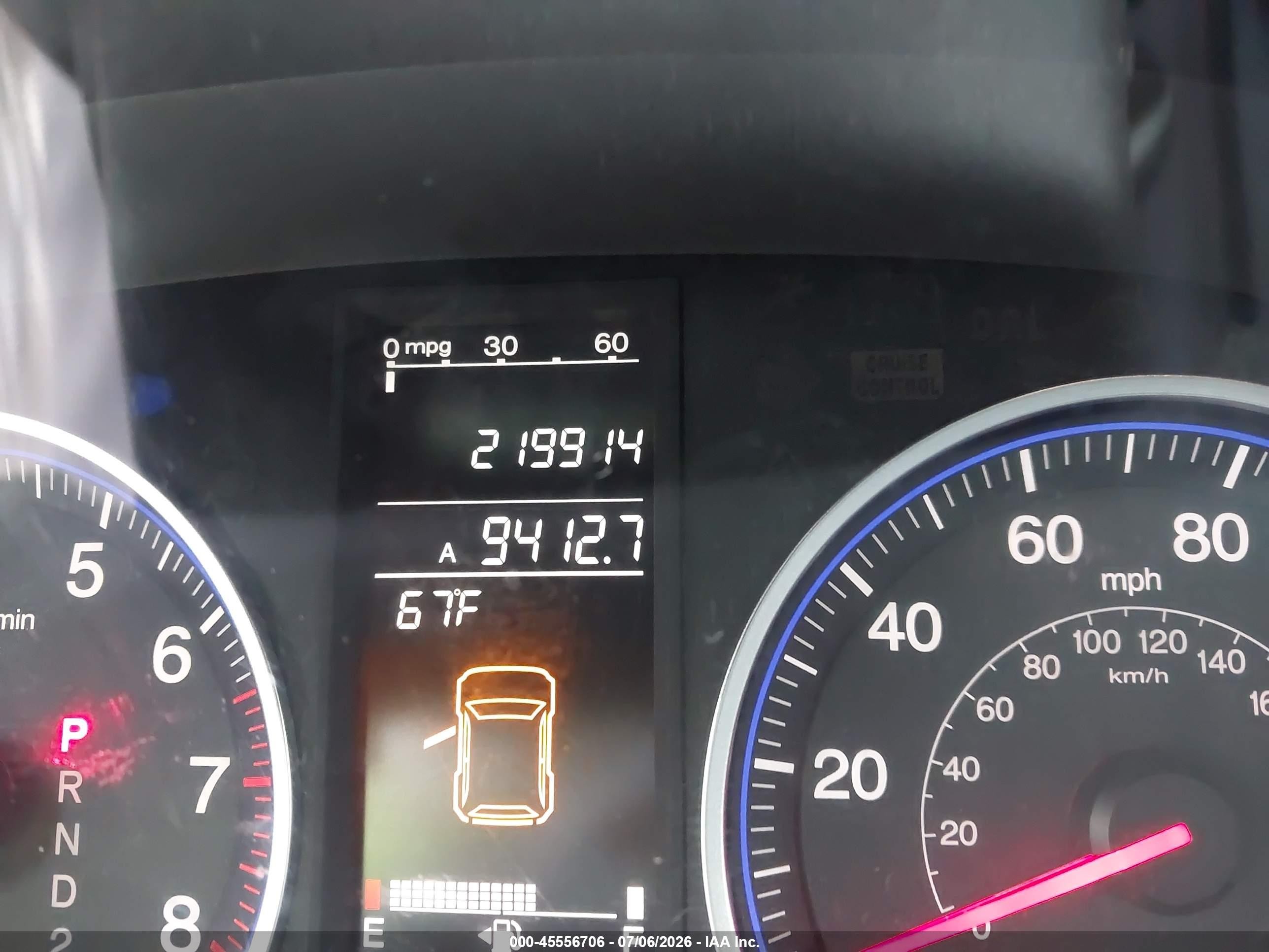 2008 Honda Cr-v Ex Blue vin: JHLRE48598C032653
