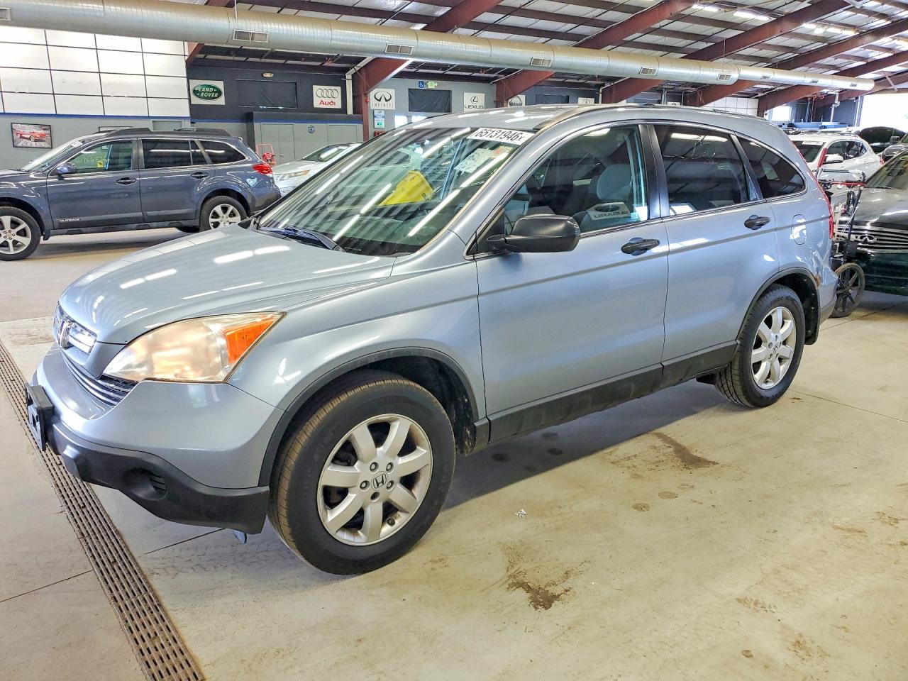 2009 Honda Cr-v Ex Blue vin: JHLRE48599C010136