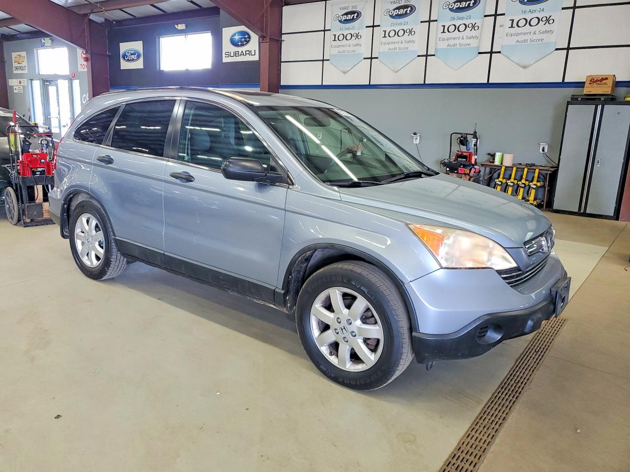 2009 Honda Cr-v Ex Blue vin: JHLRE48599C010136