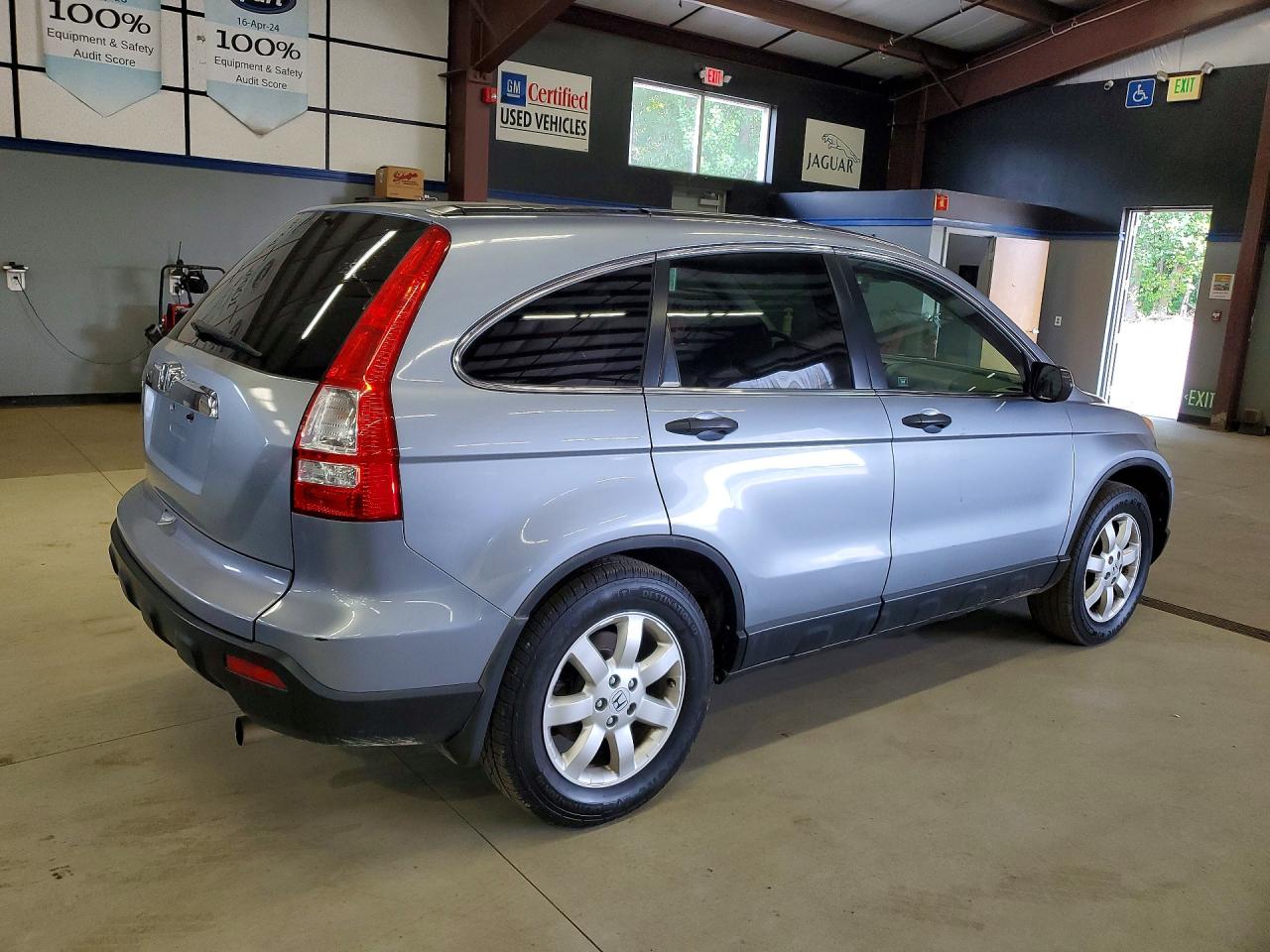 2009 Honda Cr-v Ex Blue vin: JHLRE48599C010136