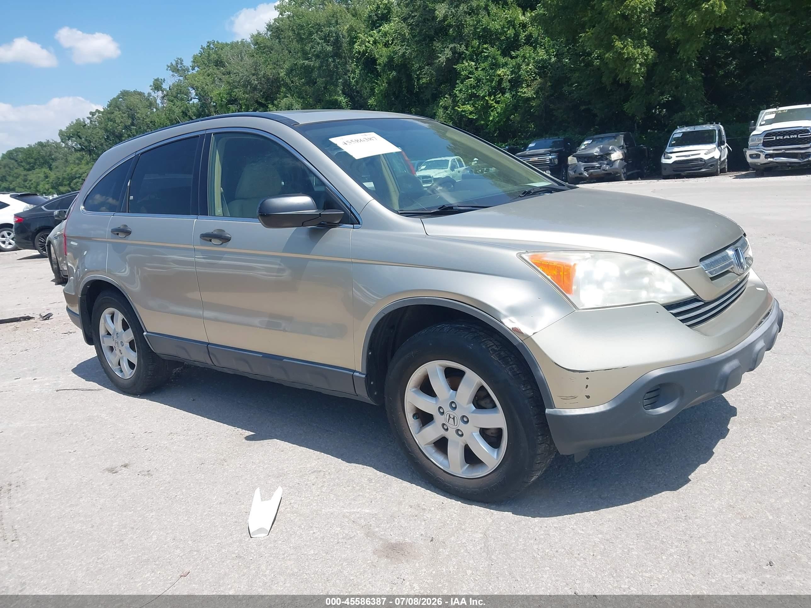 2007 Honda Cr-v Ex Gold vin: JHLRE485X7C024690
