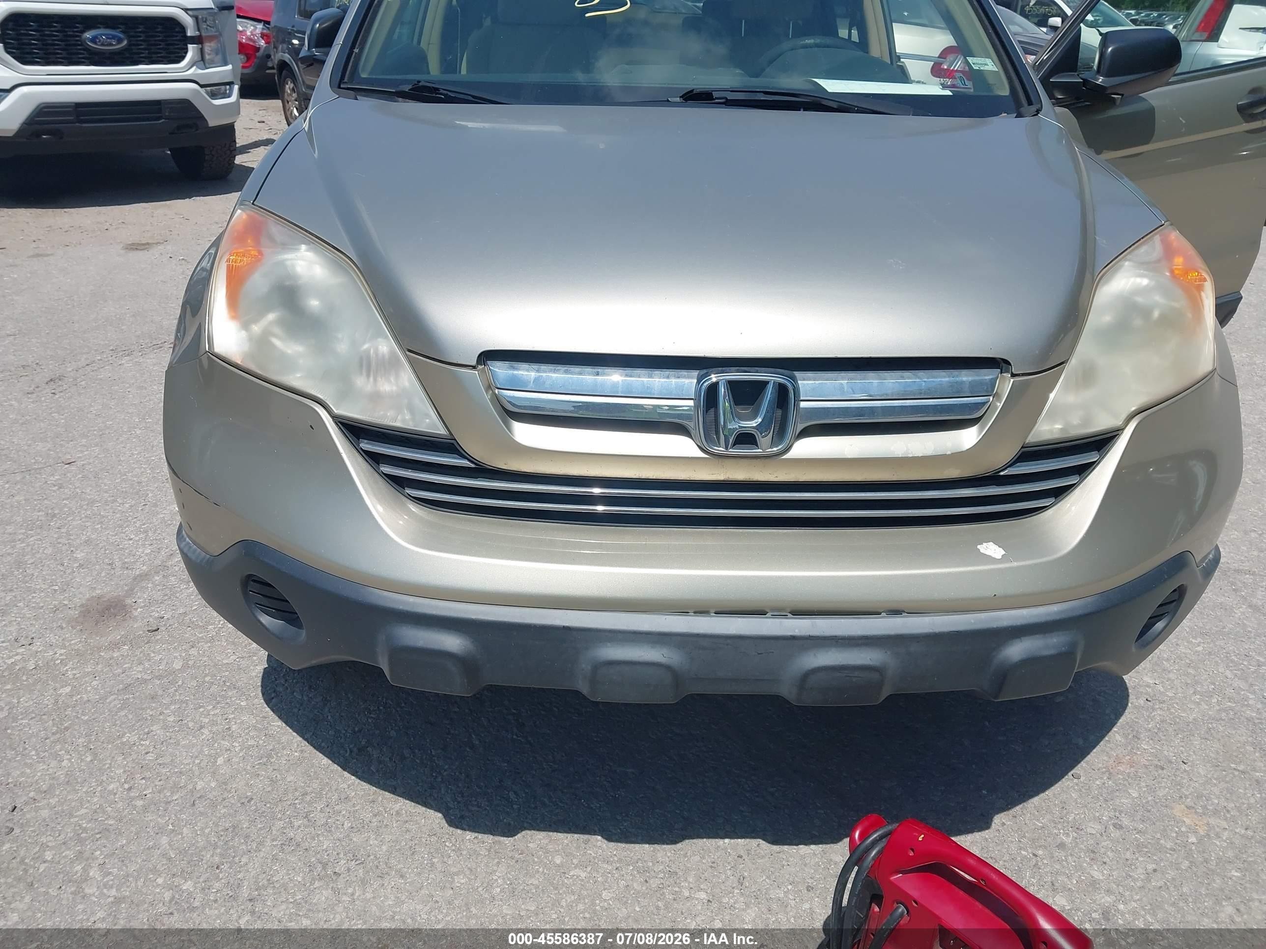 2007 Honda Cr-v Ex Gold vin: JHLRE485X7C024690