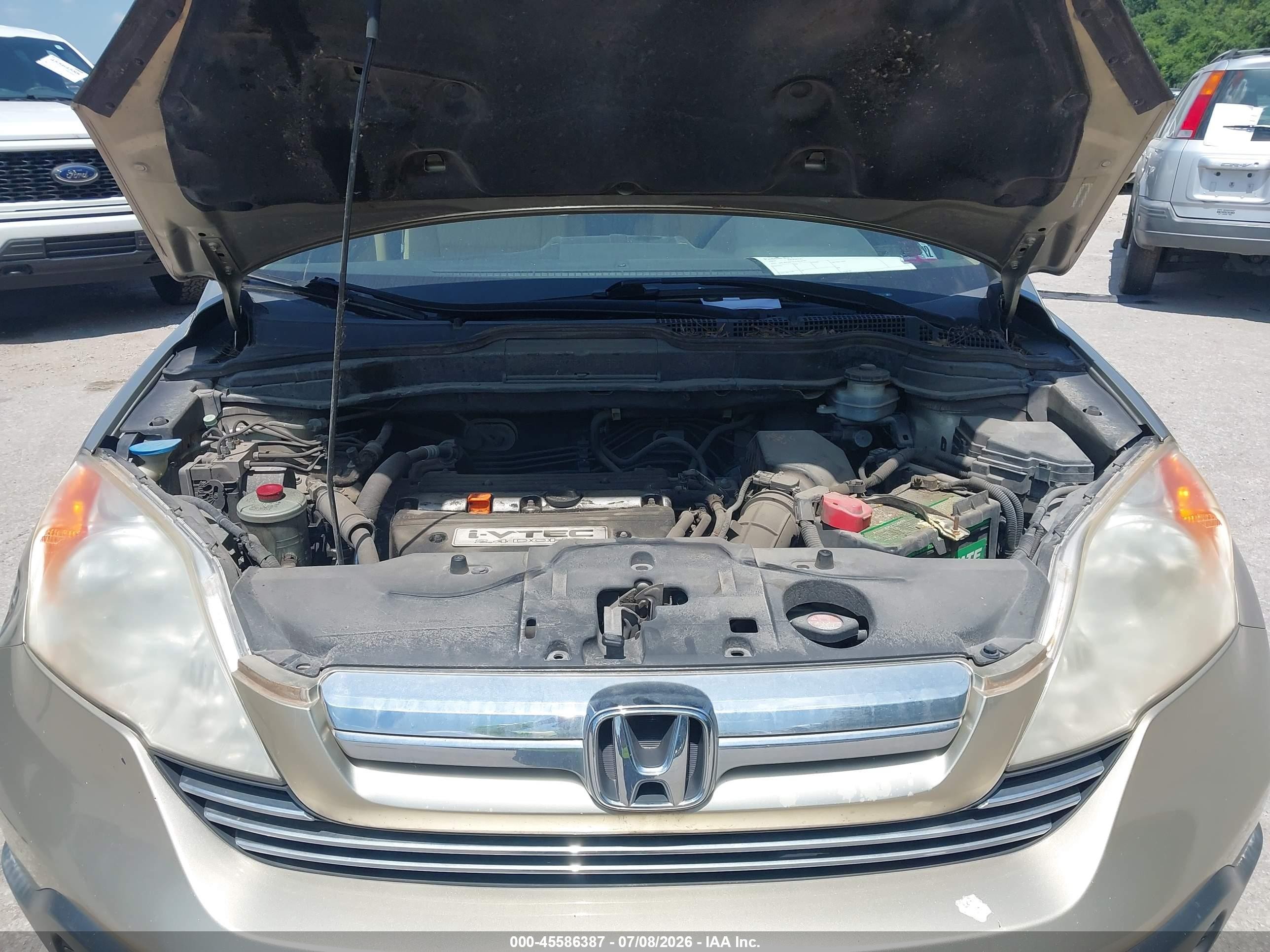 2007 Honda Cr-v Ex Gold vin: JHLRE485X7C024690