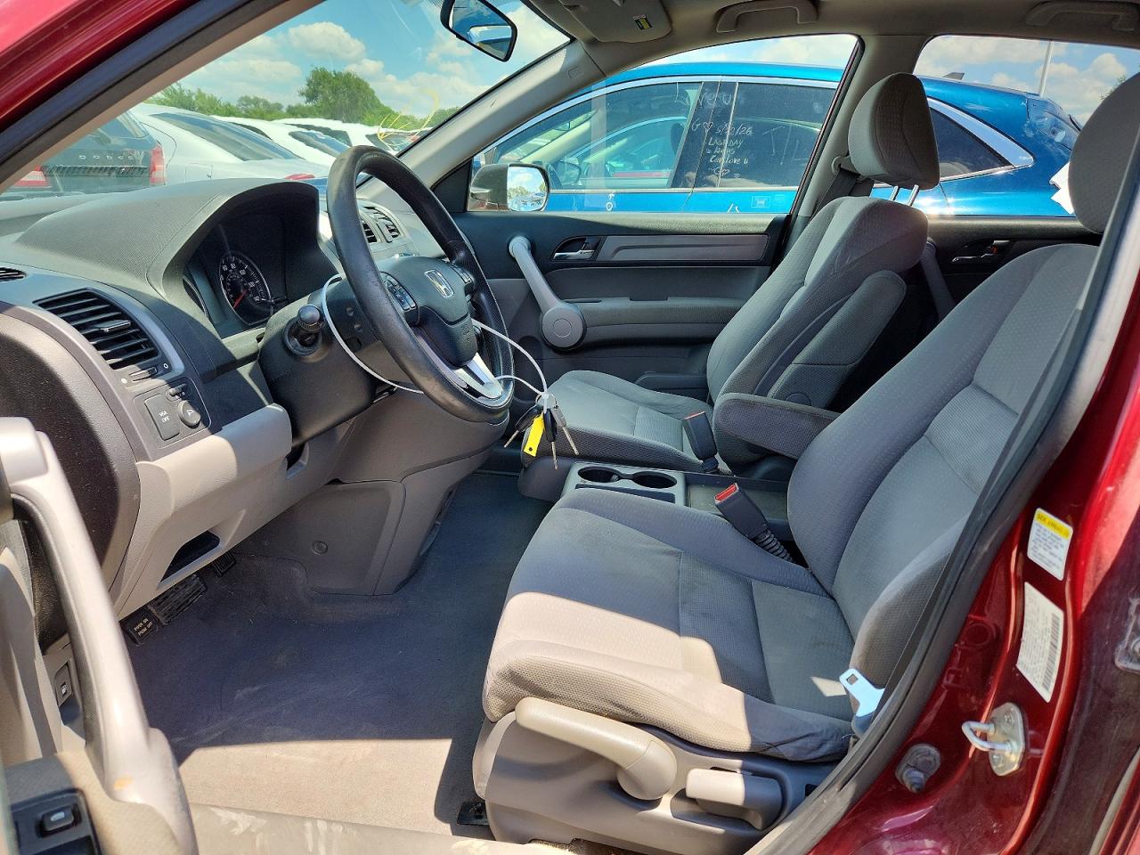 2007 Honda Cr-v Ex Red vin: JHLRE485X7C051193