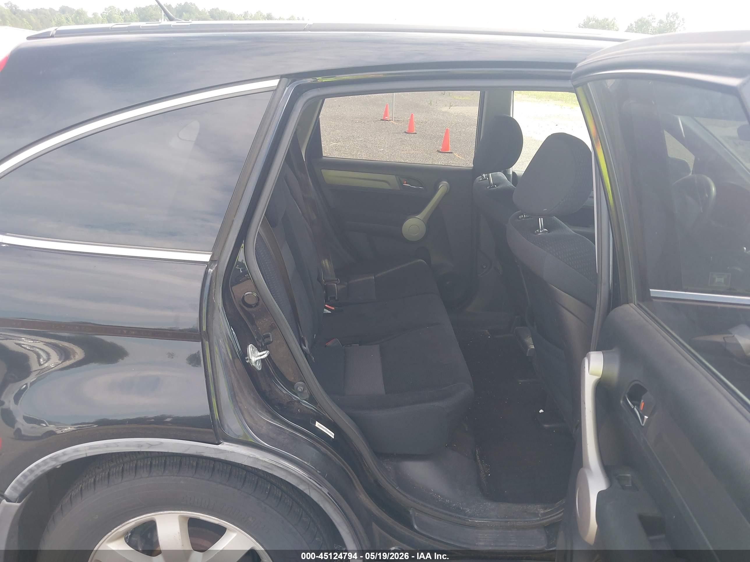 2007 Honda Cr-v Ex Black vin: JHLRE485X7C075316