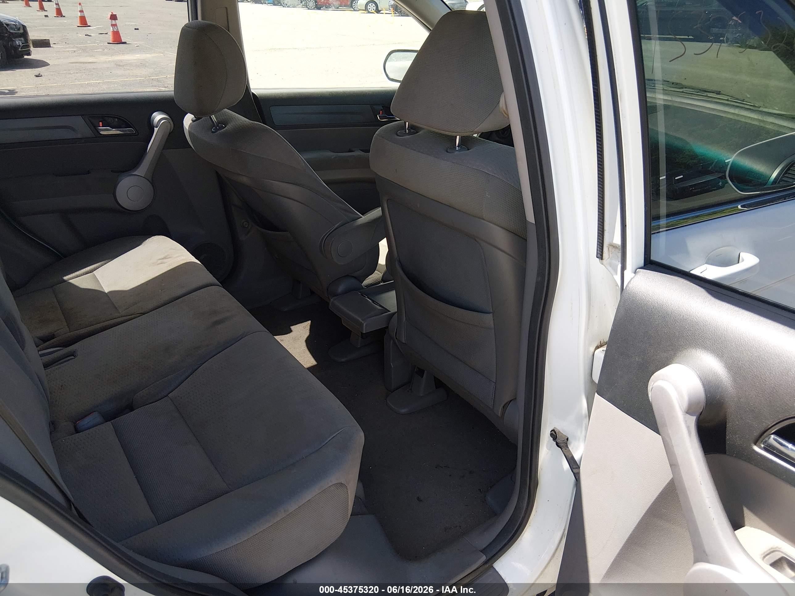2007 Honda Cr-v Ex White vin: JHLRE485X7C076577