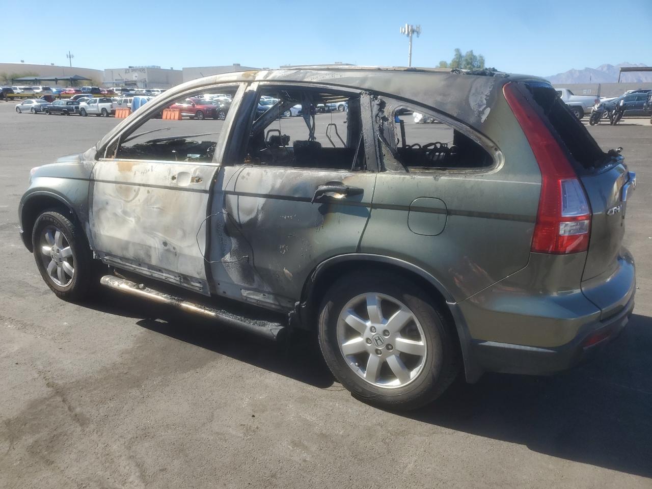 2007 Honda Cr-v Ex Зеленый vin: JHLRE485X7C094397