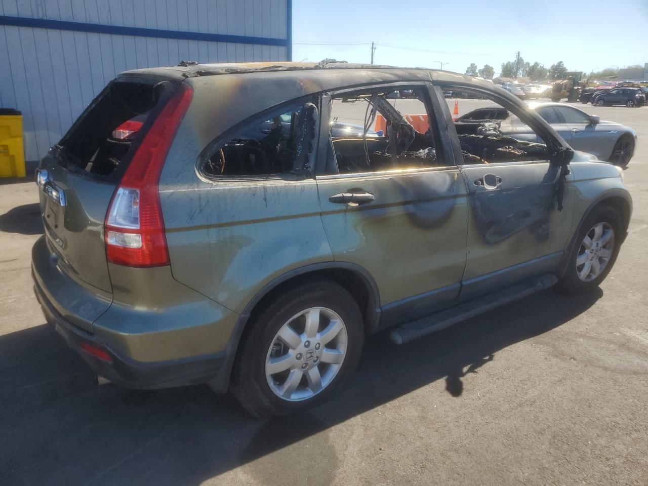 2007 Honda Cr-v Ex Зеленый vin: JHLRE485X7C094397
