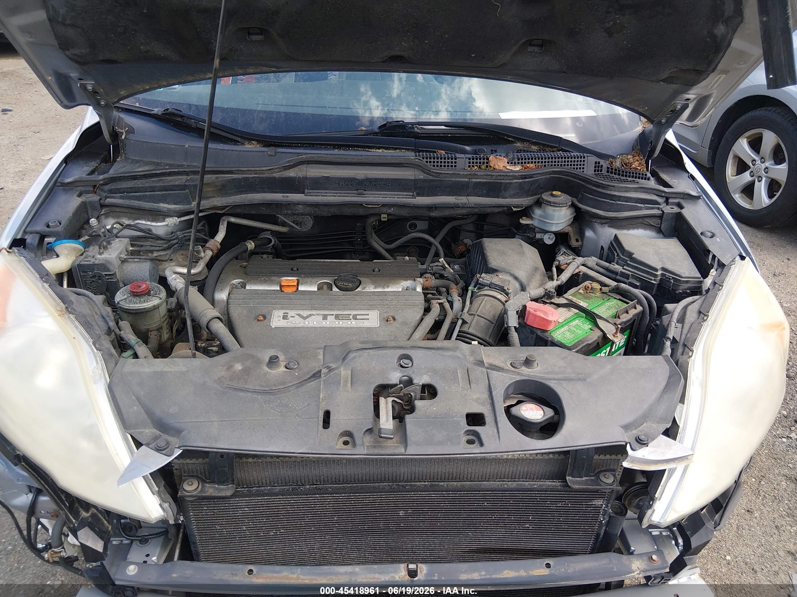 2007 Honda Cr-v Ex Silver vin: JHLRE485X7C095792