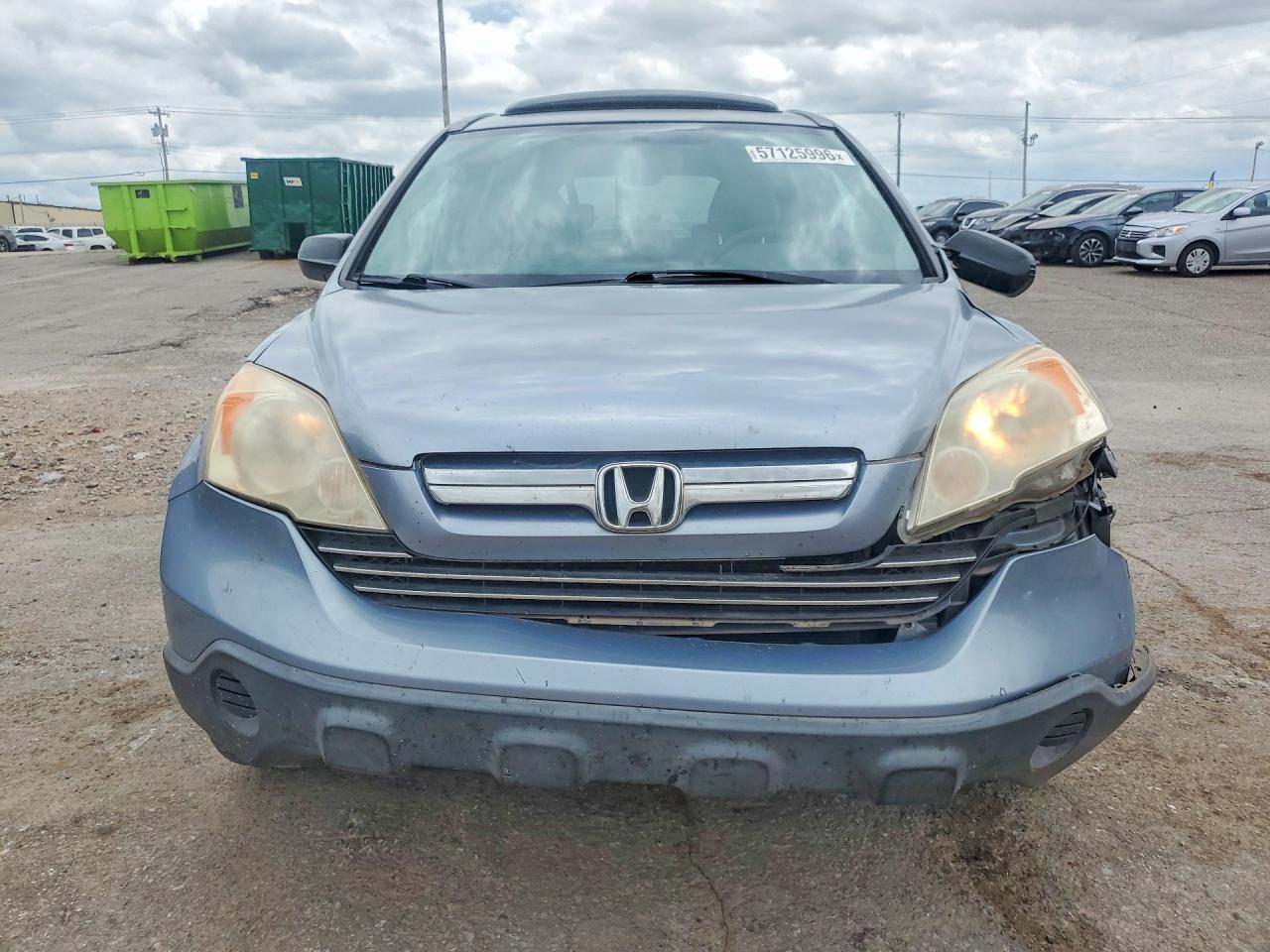 2008 Honda Cr-v Ex Blue vin: JHLRE485X8C000617
