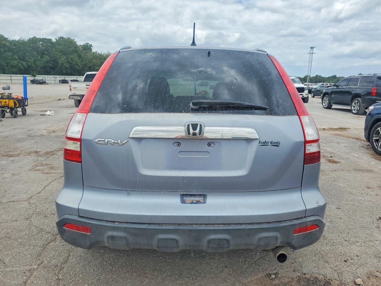 2008 Honda Cr-v Ex Blue vin: JHLRE485X8C000617