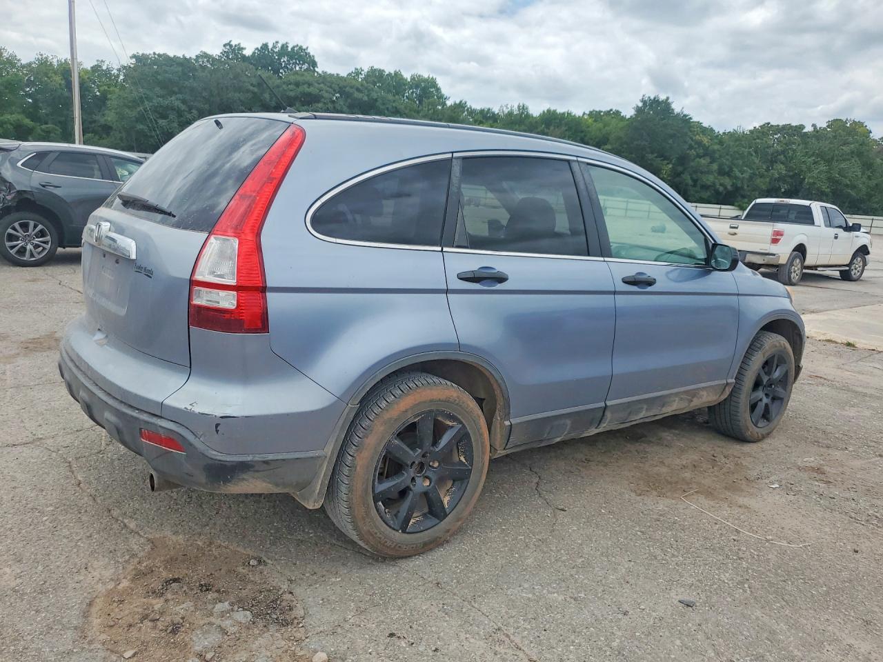 2008 Honda Cr-v Ex Blue vin: JHLRE485X8C000617