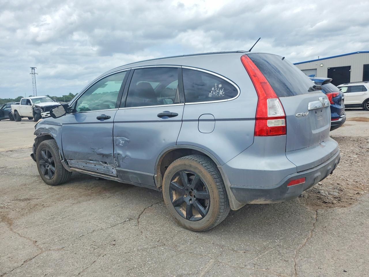 2008 Honda Cr-v Ex Blue vin: JHLRE485X8C000617