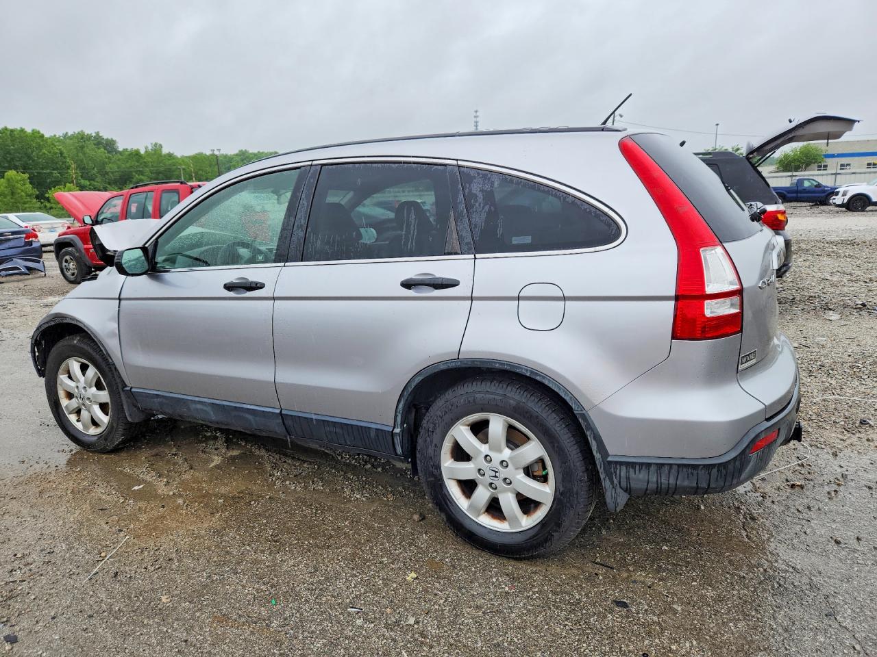 2008 Honda Cr-v Ex Silver vin: JHLRE485X8C006269
