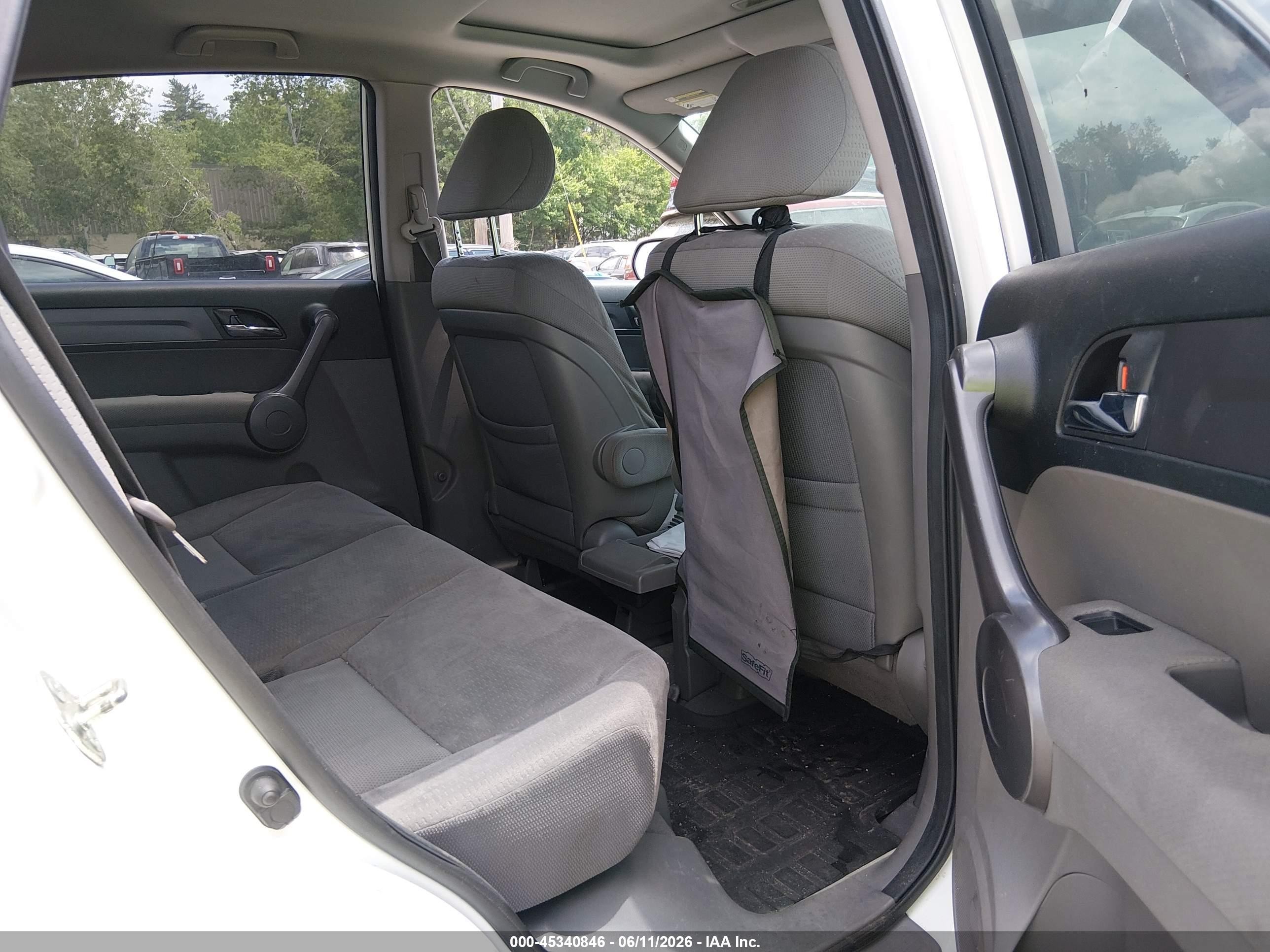 2008 Honda Cr-v Ex White vin: JHLRE485X8C025128