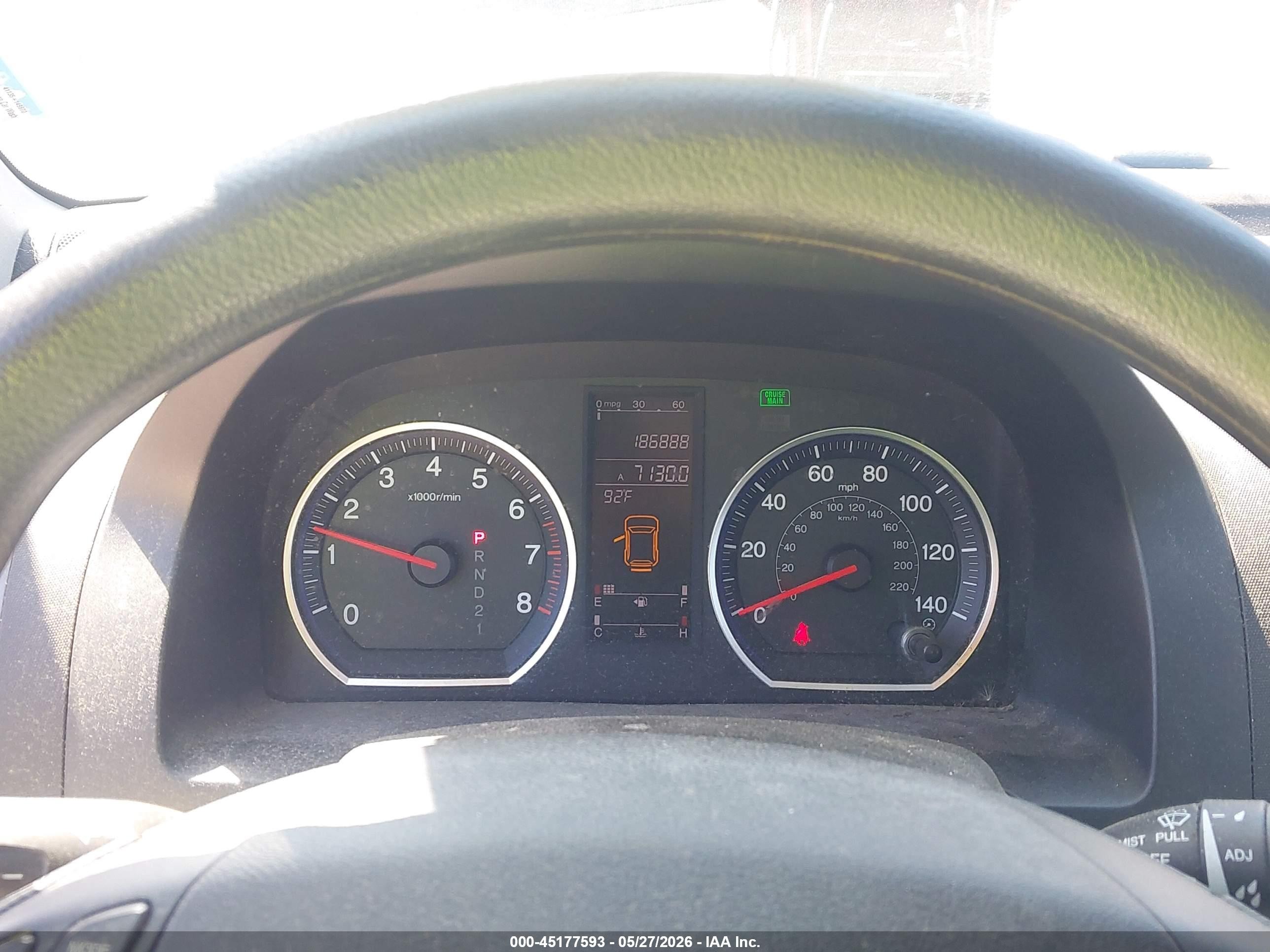 2008 Honda Cr-v Ex Black vin: JHLRE485X8C032998