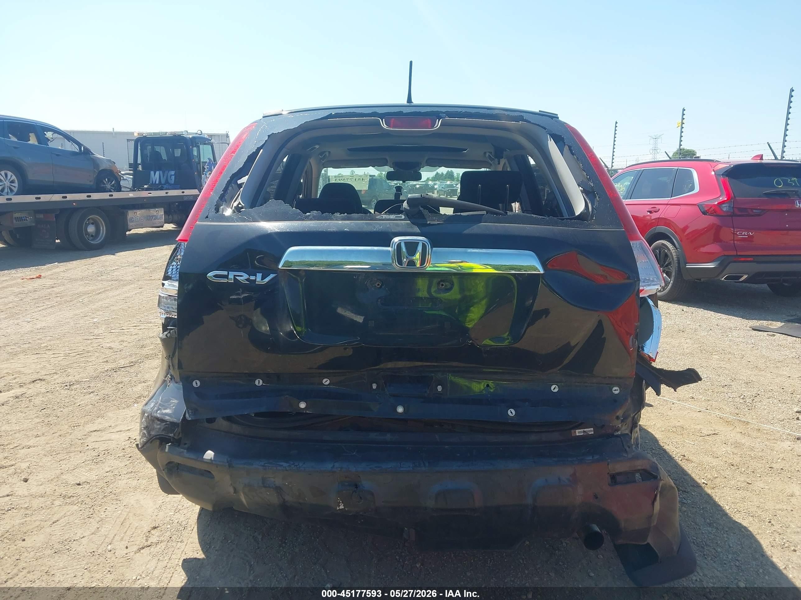2008 Honda Cr-v Ex Black vin: JHLRE485X8C032998