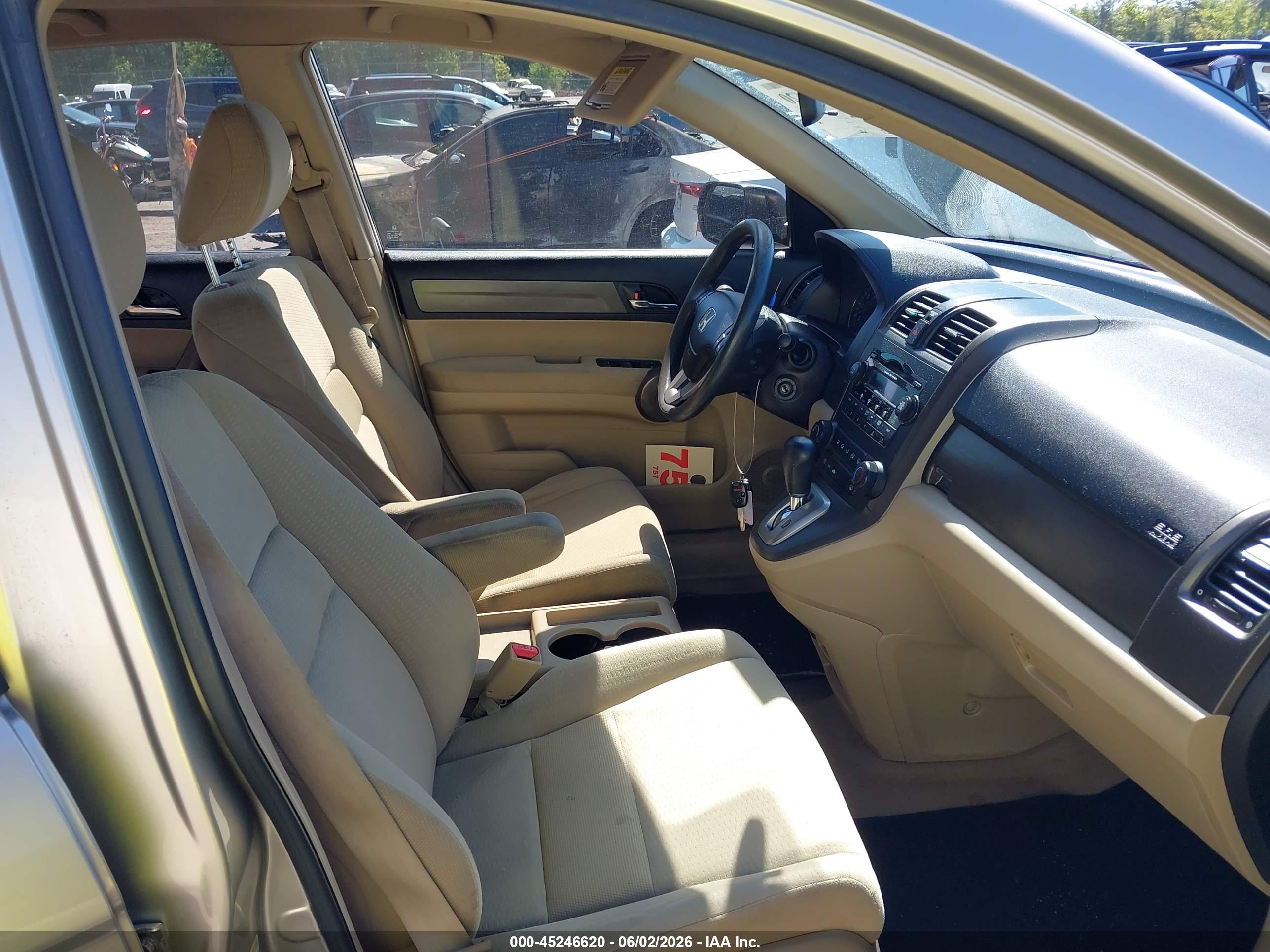 2008 Honda Cr-v Ex Green vin: JHLRE485X8C069355