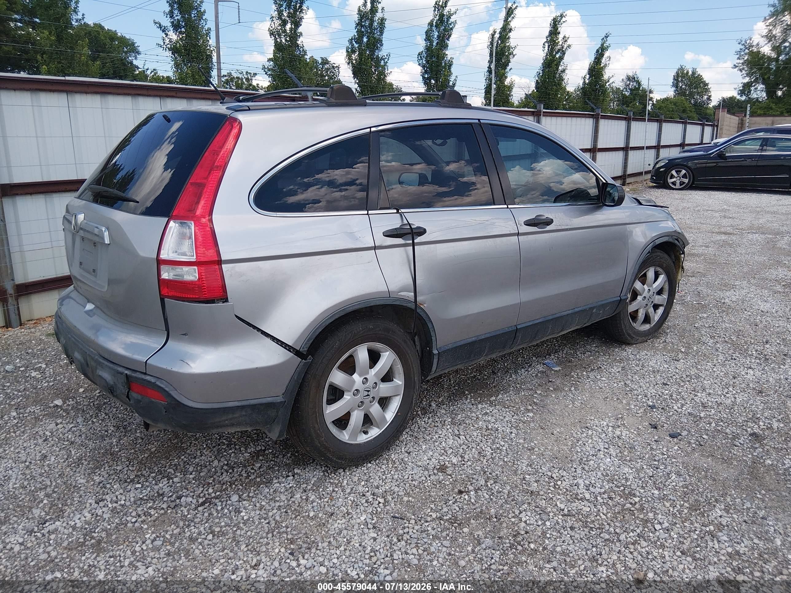 2008 Honda Cr-v Ex Silver vin: JHLRE485X8C076578