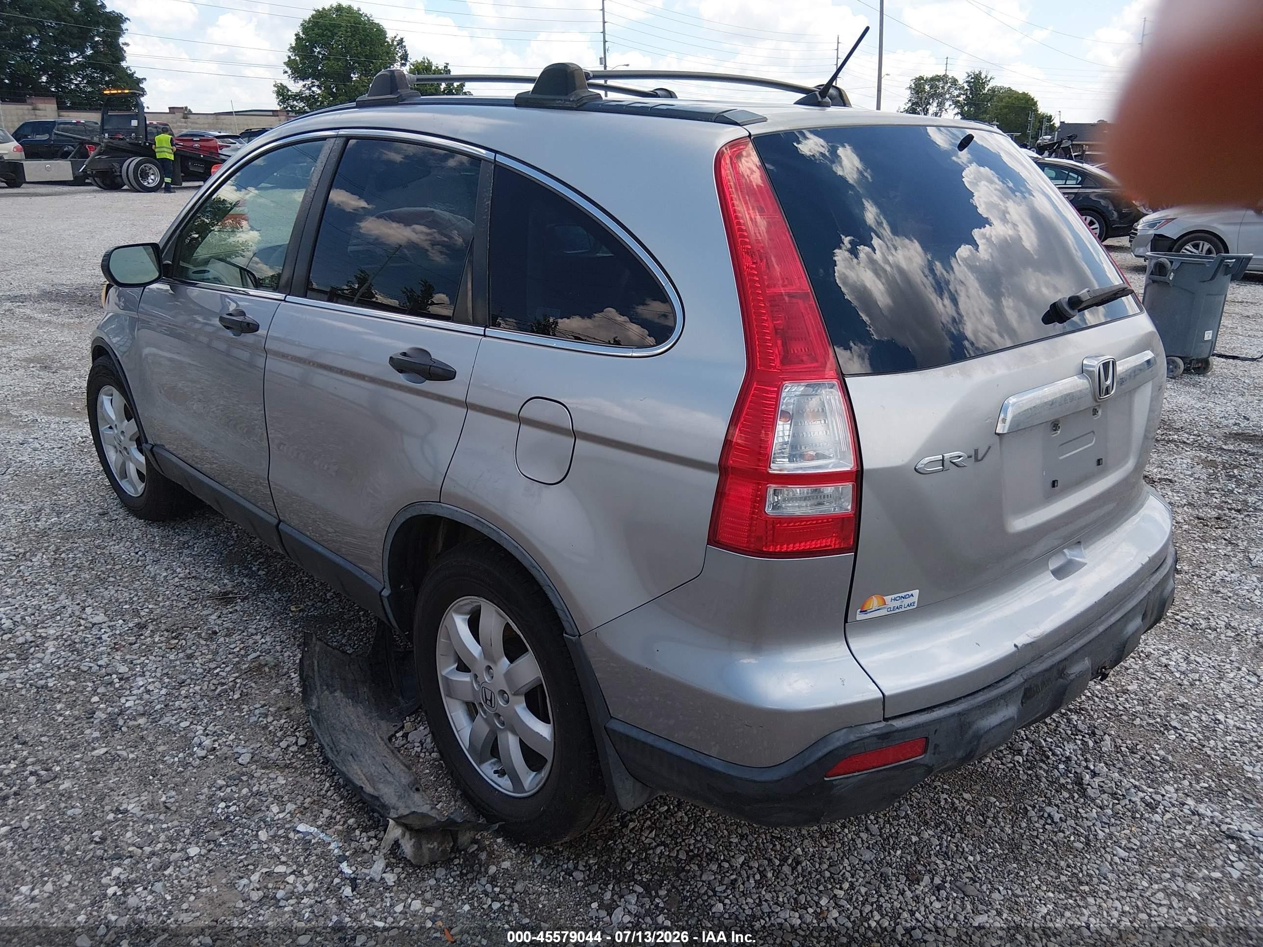 2008 Honda Cr-v Ex Silver vin: JHLRE485X8C076578