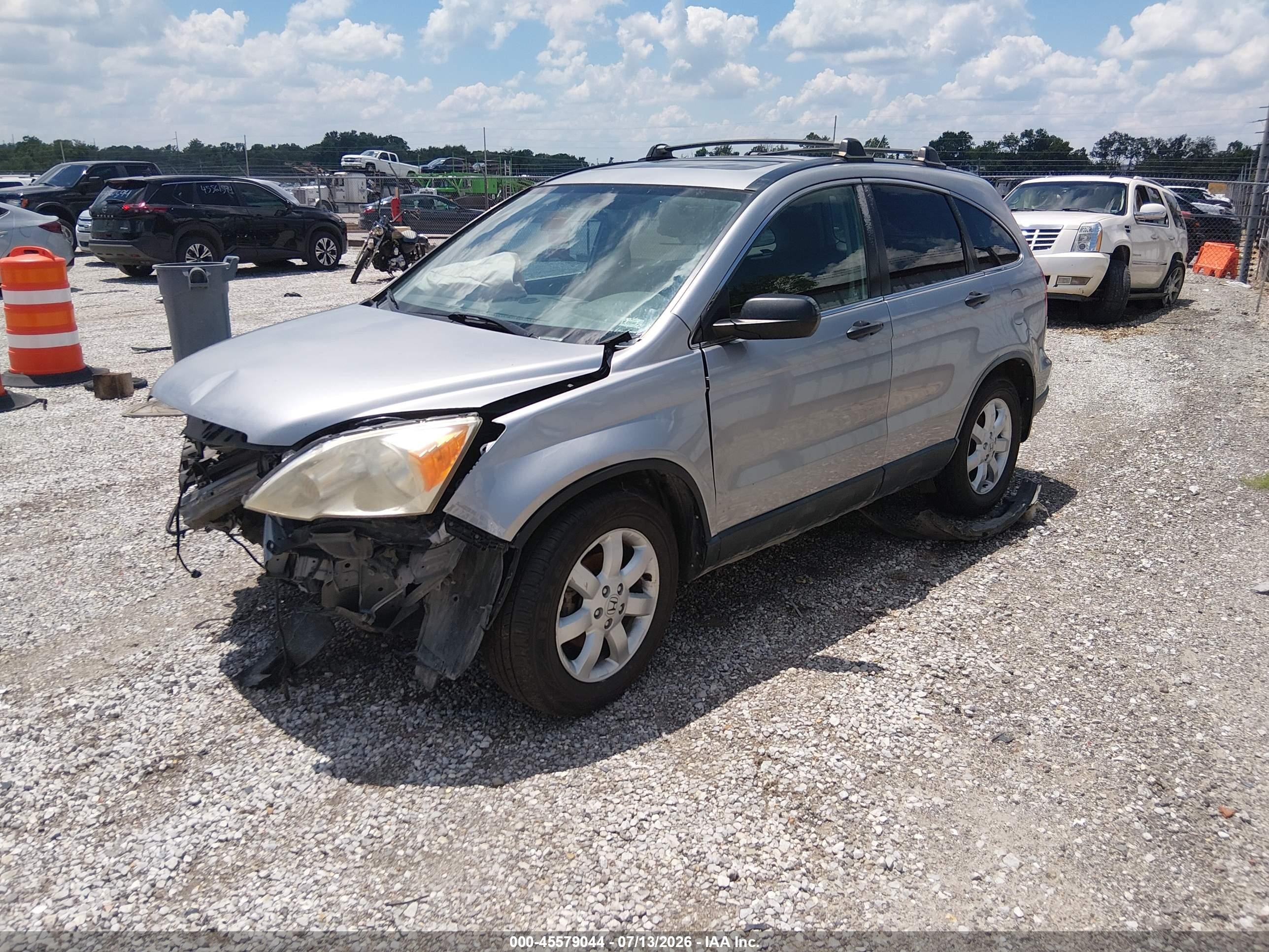 2008 Honda Cr-v Ex Silver vin: JHLRE485X8C076578