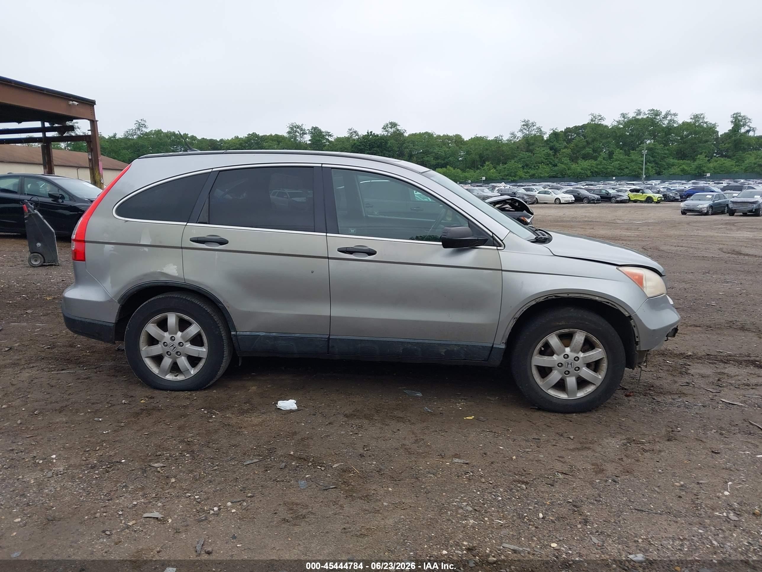 2008 Honda Cr-v Ex Gray vin: JHLRE485X8C082994