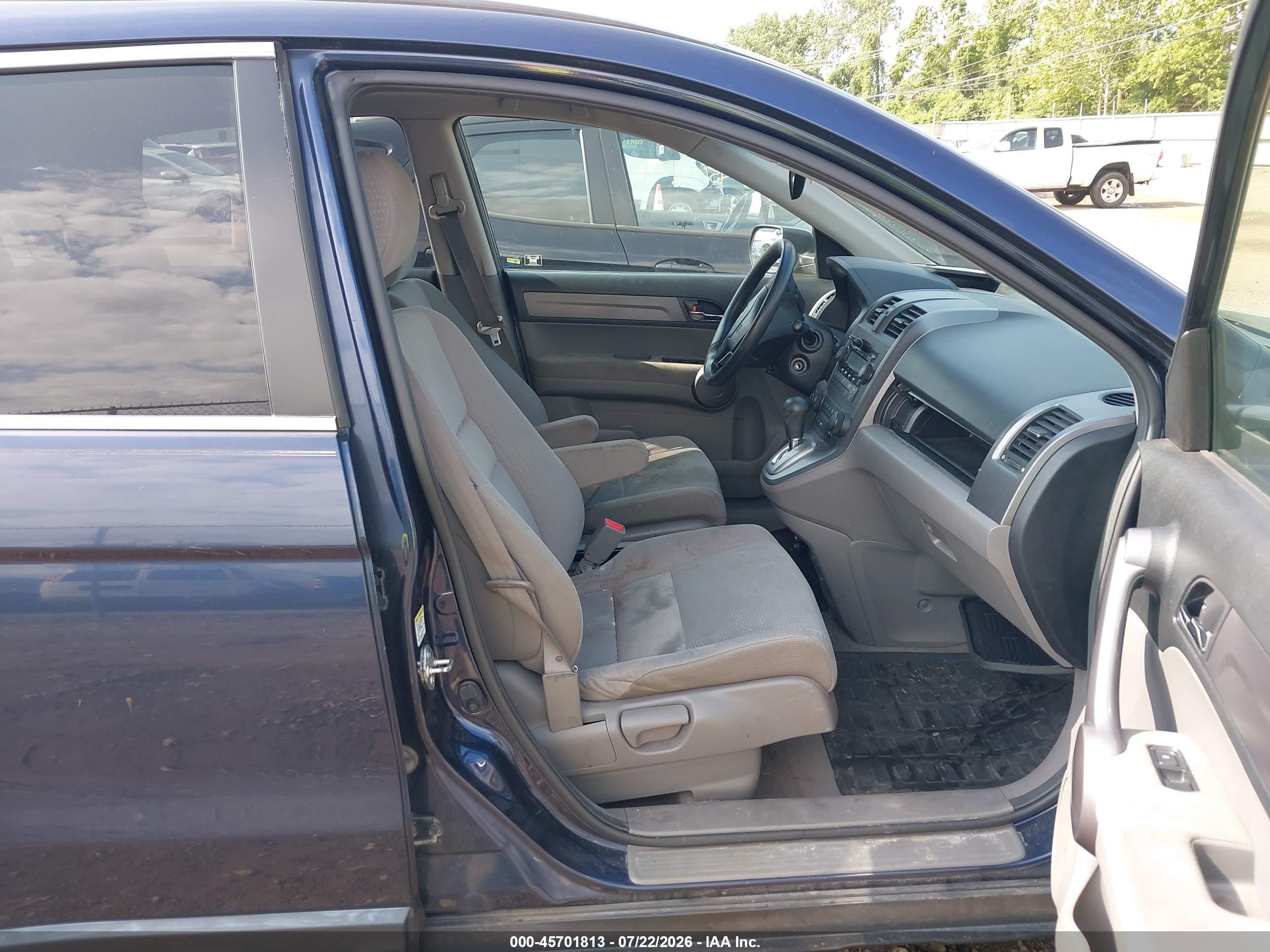 2009 Honda Cr-v Ex Blue vin: JHLRE485X9C001641